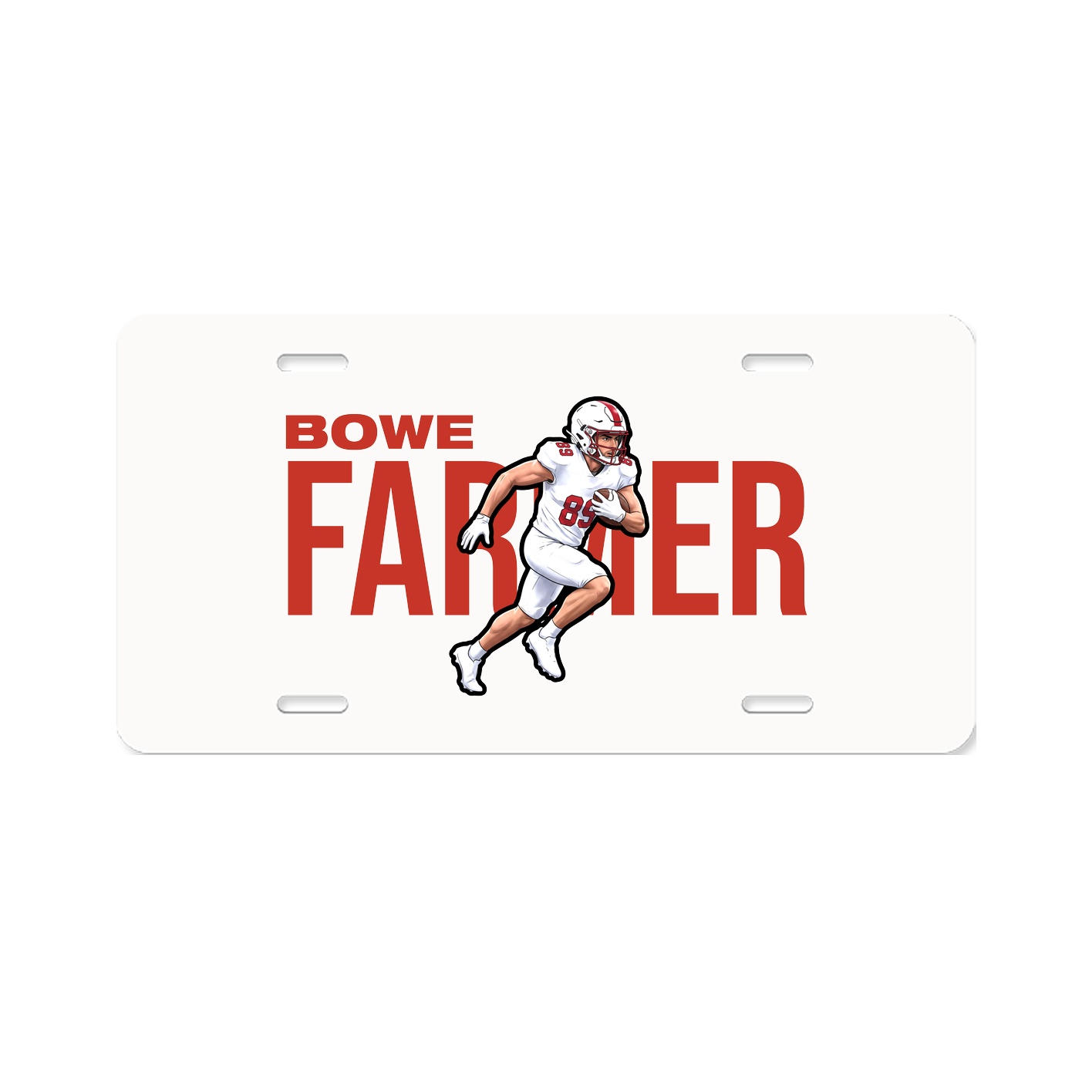 License Plate — Player Name in Classic
