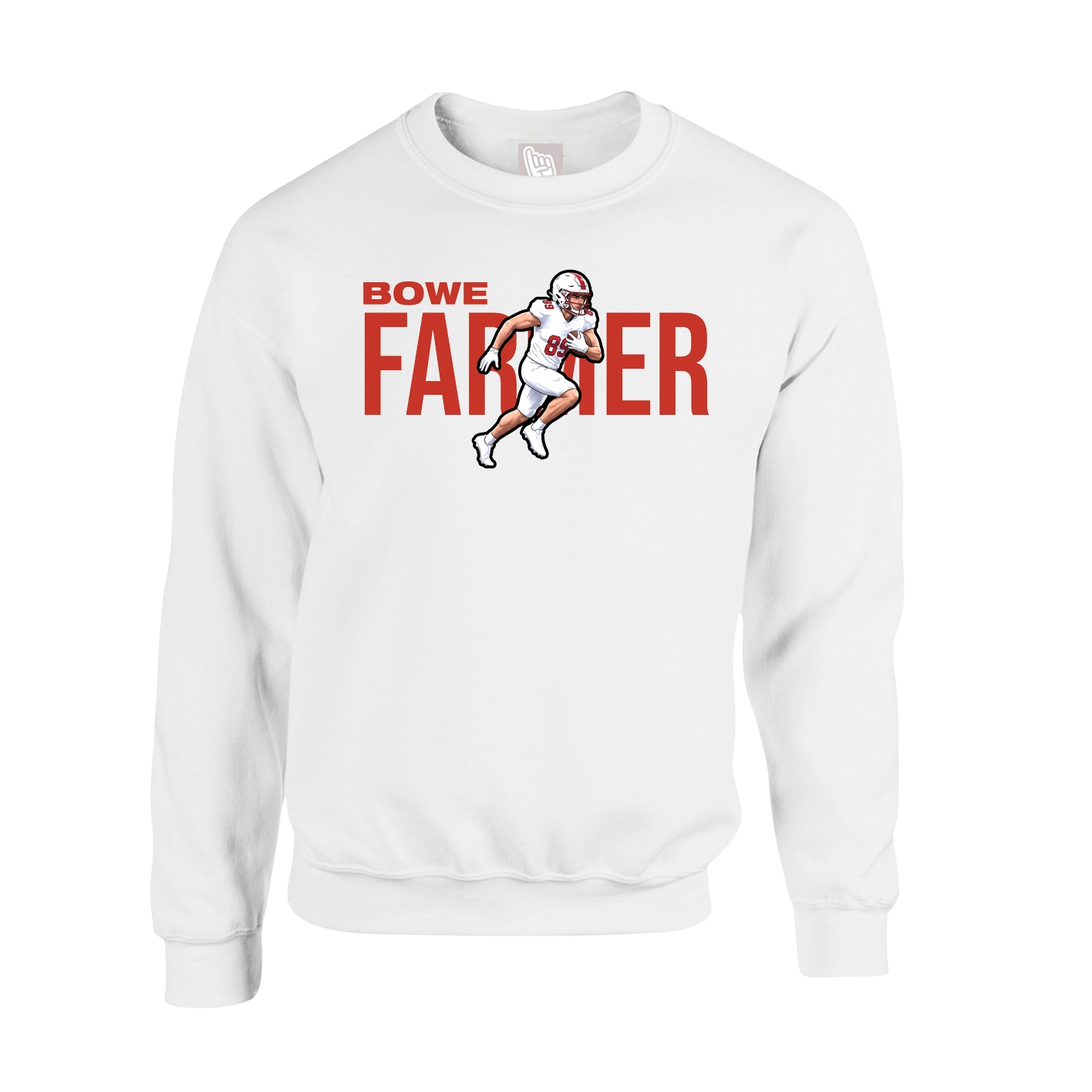 Fleece Crew — Player Name in White