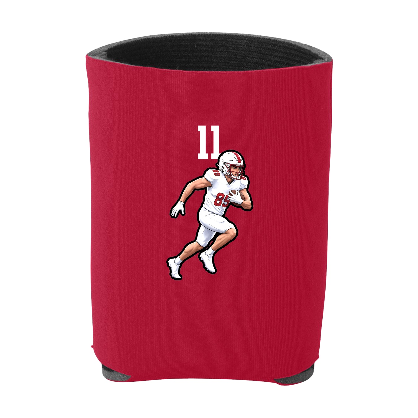 Can Holder — Number Top in Red