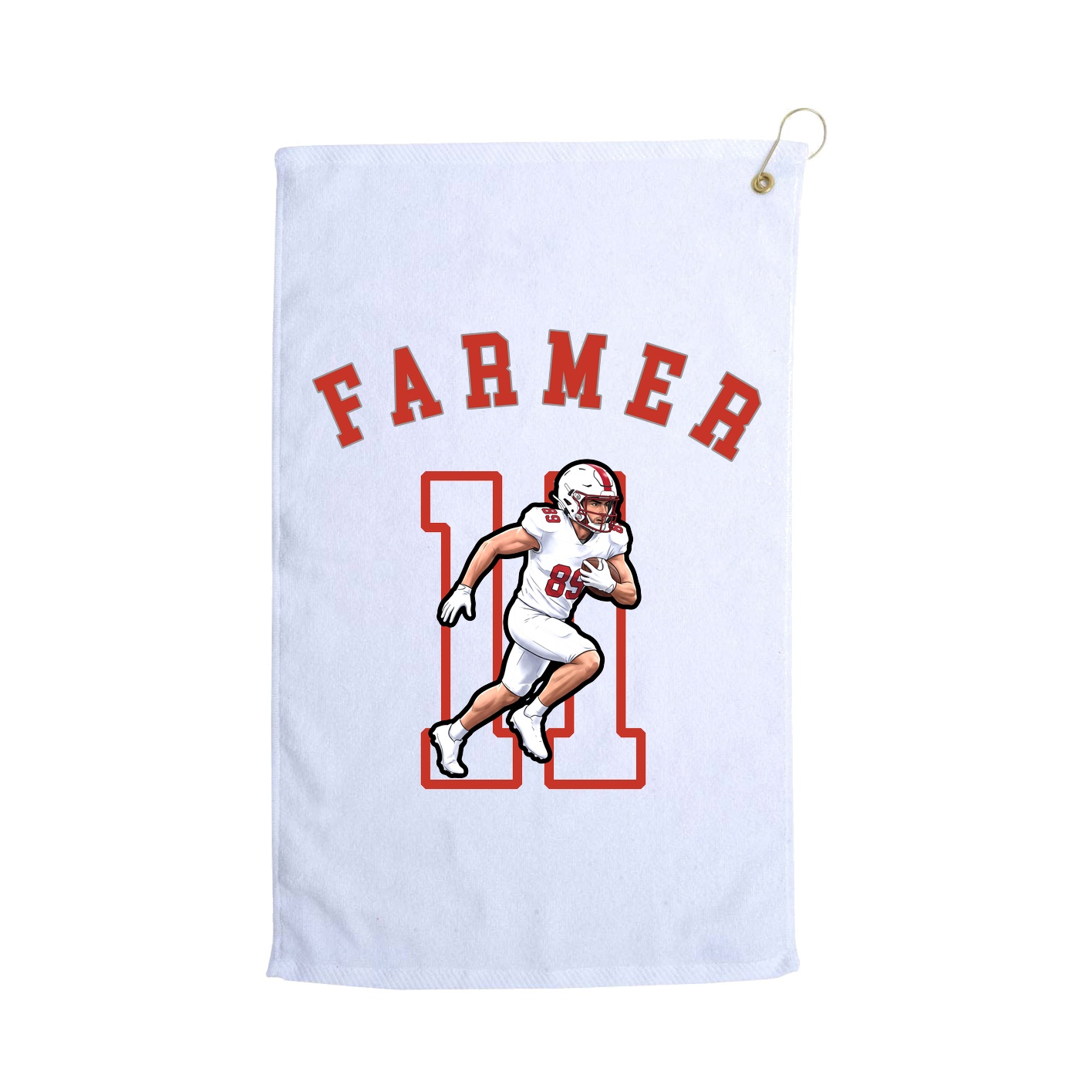 Golf Towel — Shirsey Arch in White