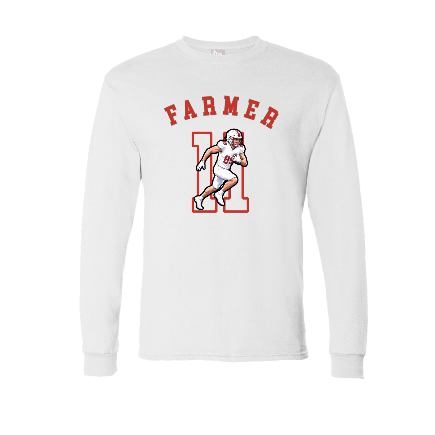 Long Sleeve Tee — Shirsey Arch in White