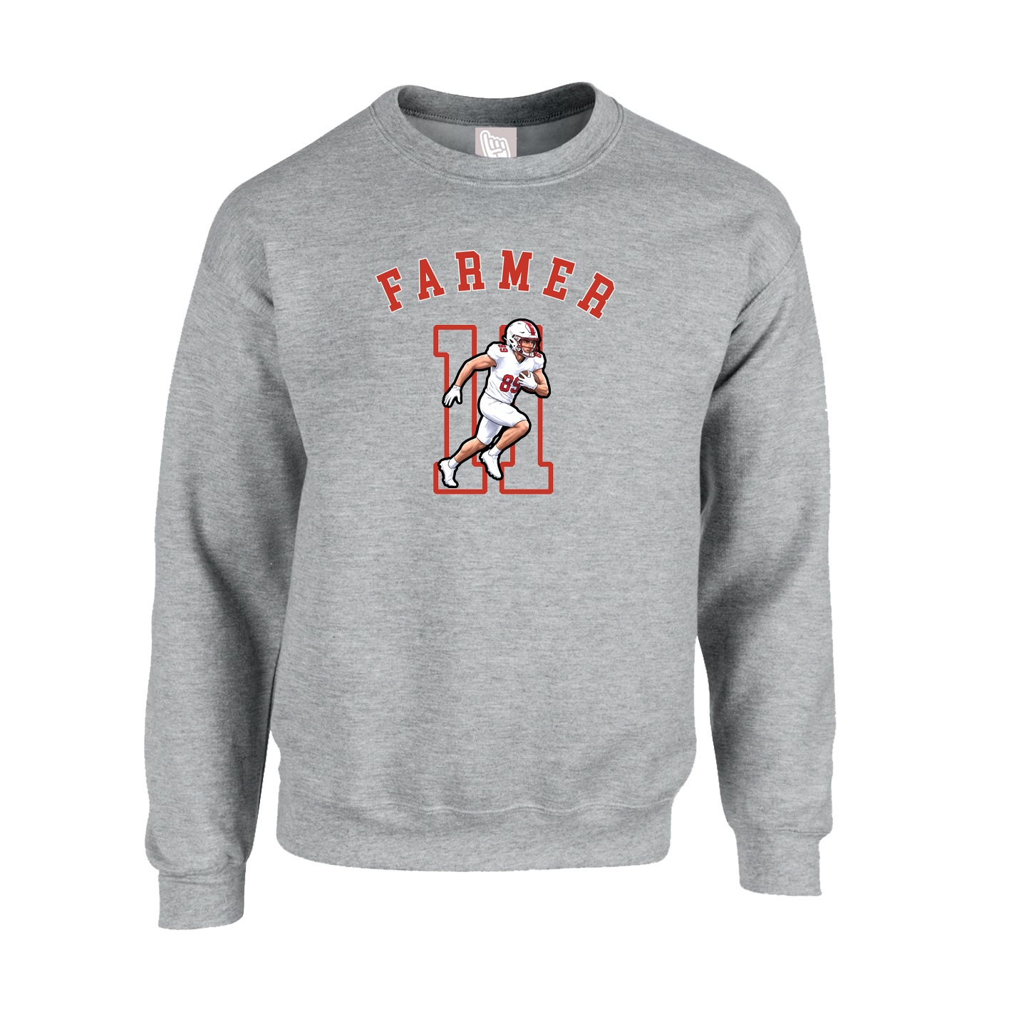 Fleece Crew — Shirsey Arch in Grey