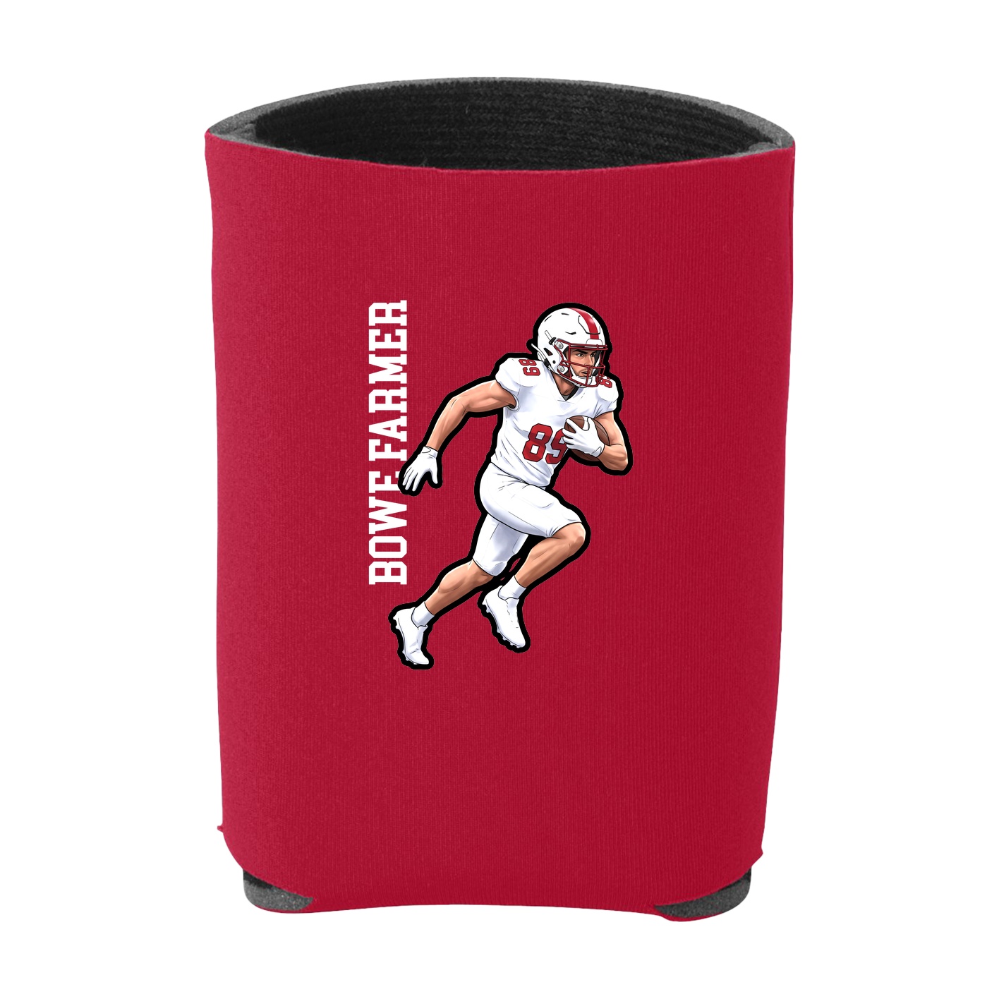 Can Holder — Name Vertical in Red