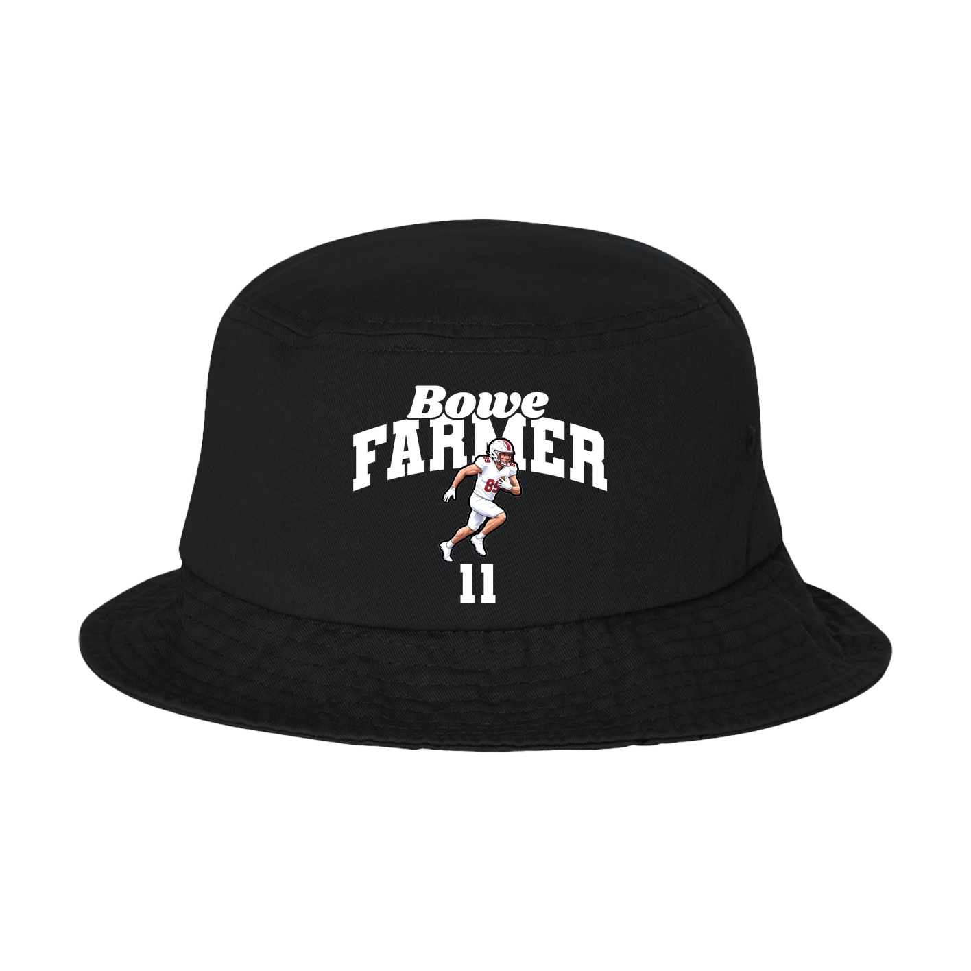 Bucket Cap — Signature Arch in Black