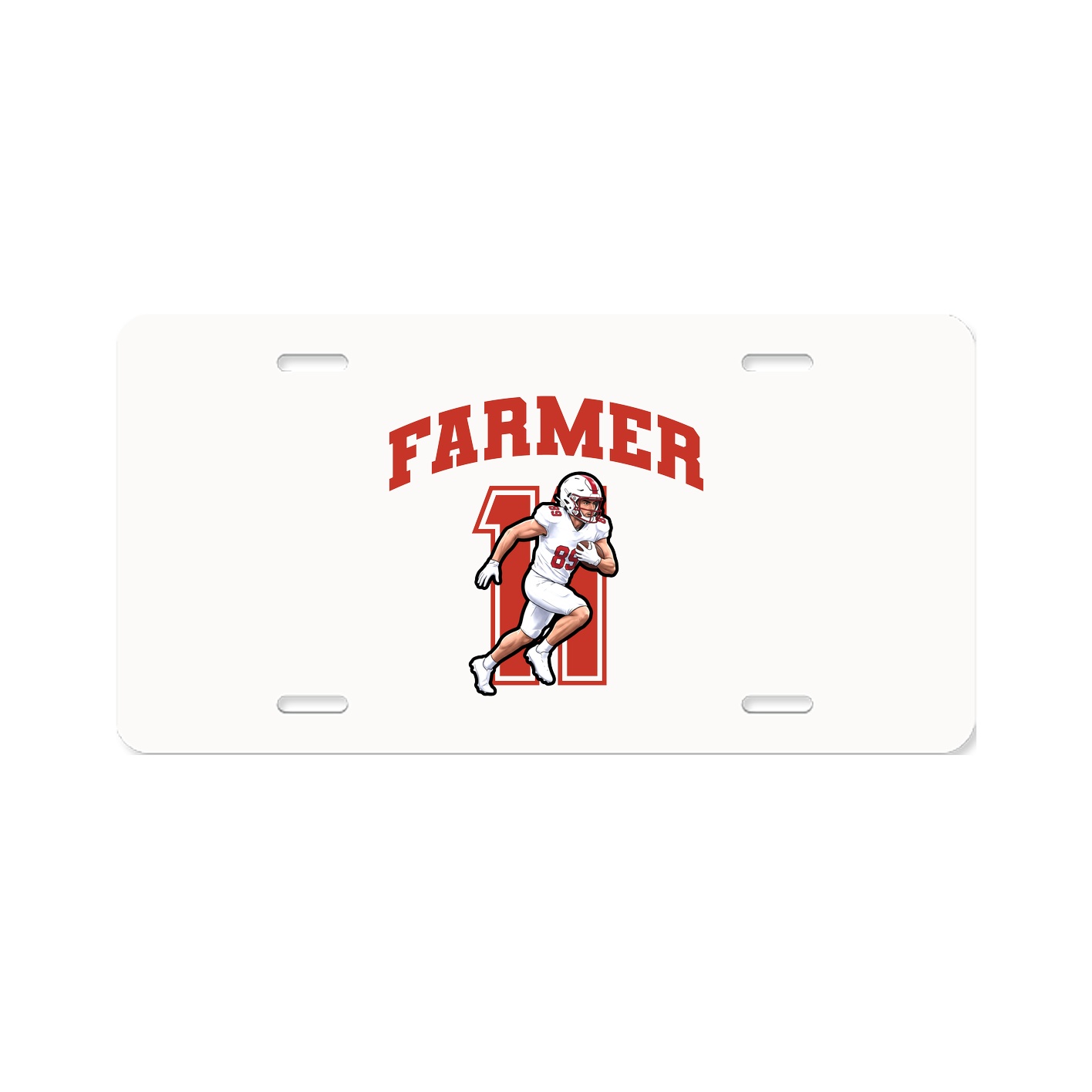License Plate — Number in Classic
