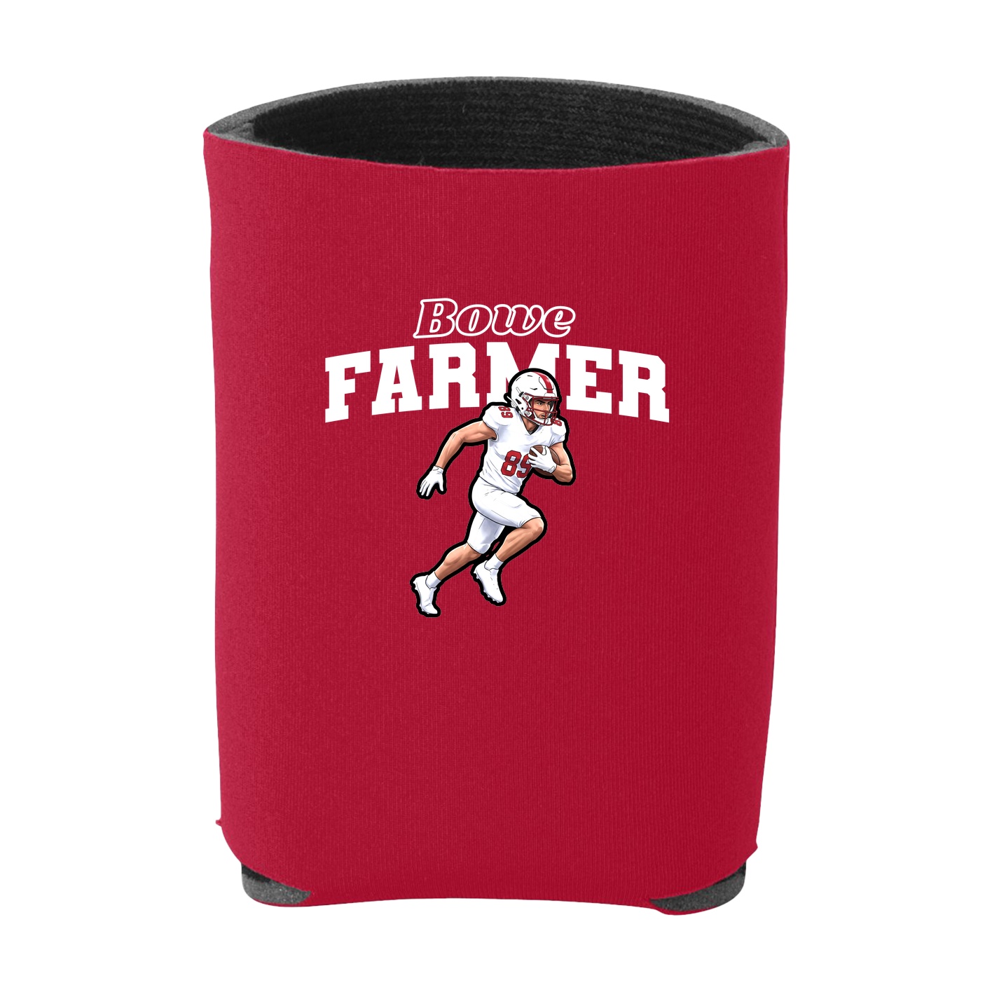 Can Holder — Name Arch in Red