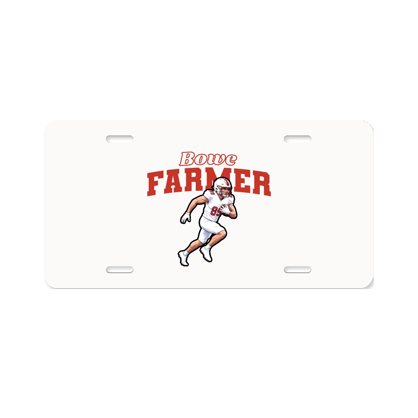 License Plate — Name Arch in Classic