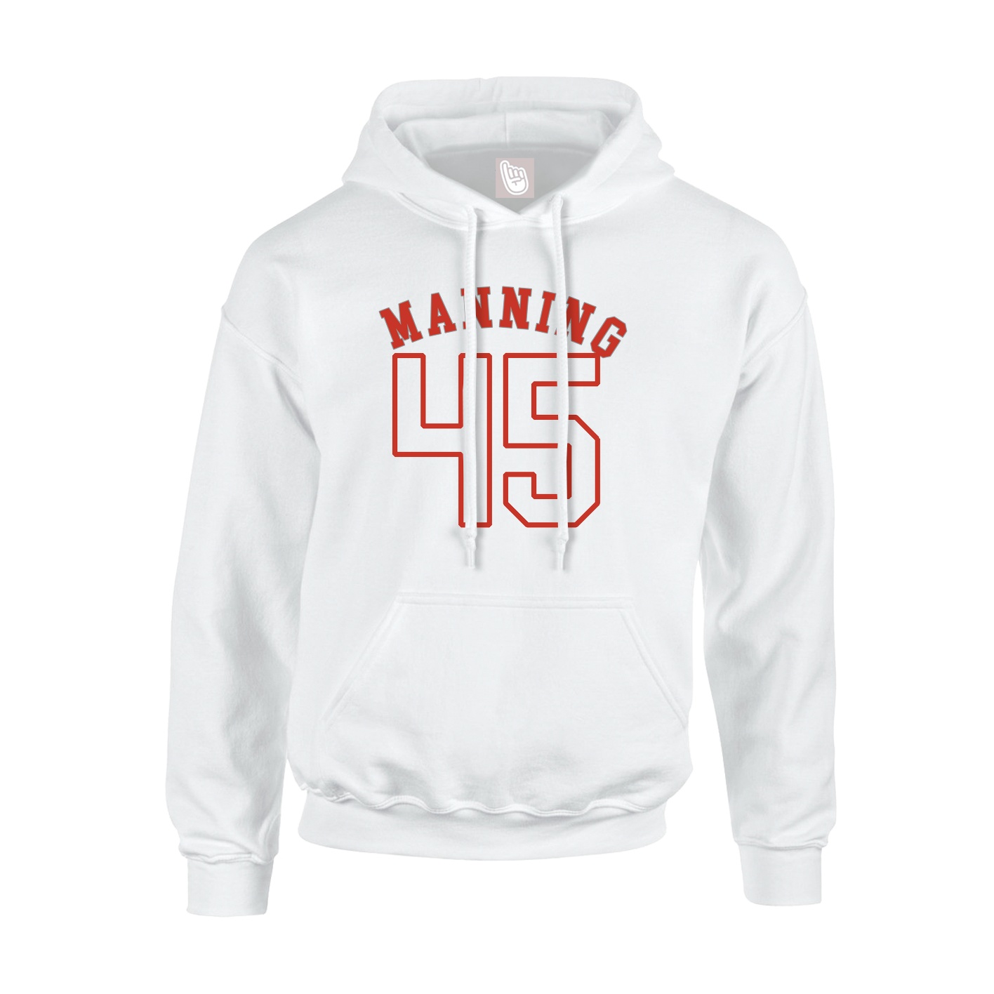 Hoodie — Shirsey Arch in White