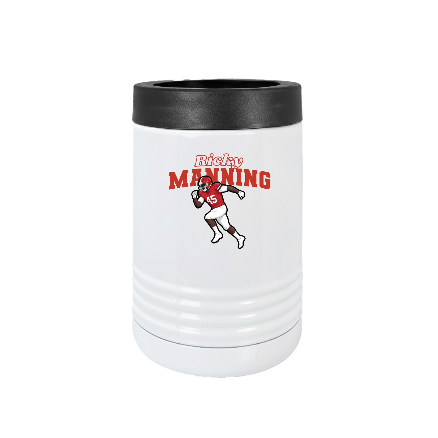 Beverage Holder — Name Arch in White