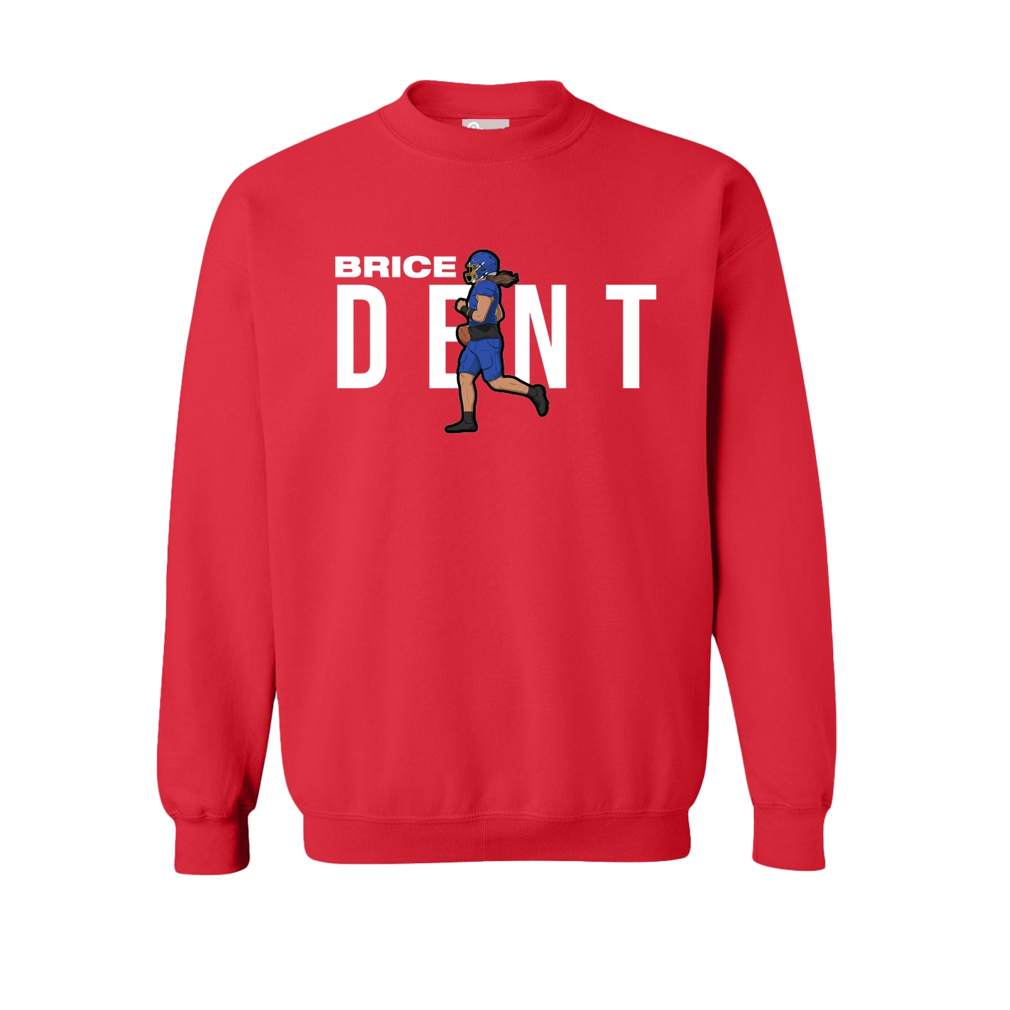 Fleece Crew — Player Name in Red