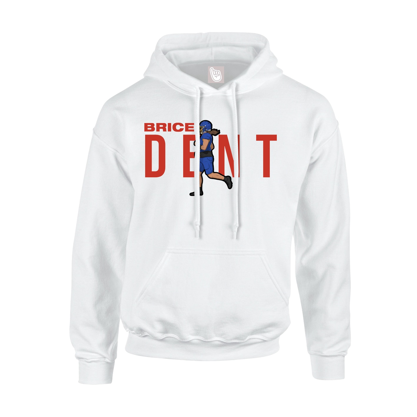 Youth Hoodie — Player Name in White