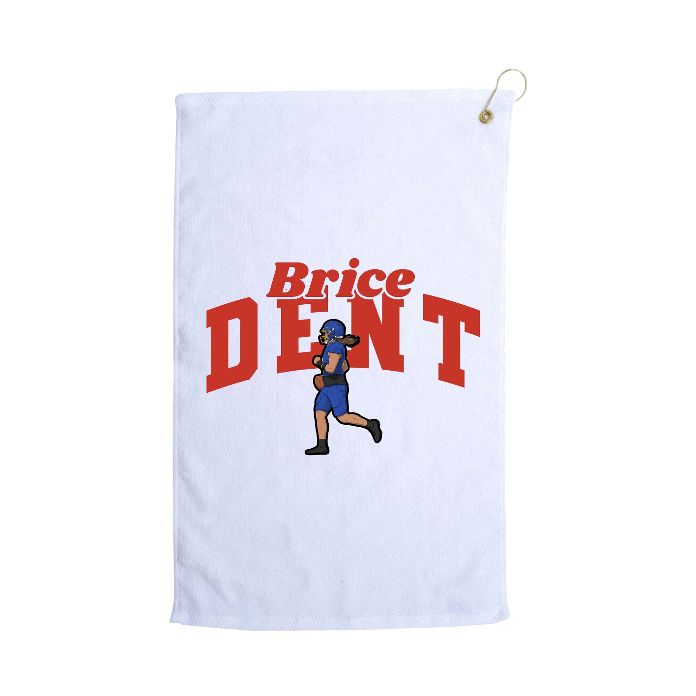 Golf Towel — Signature Arch in White