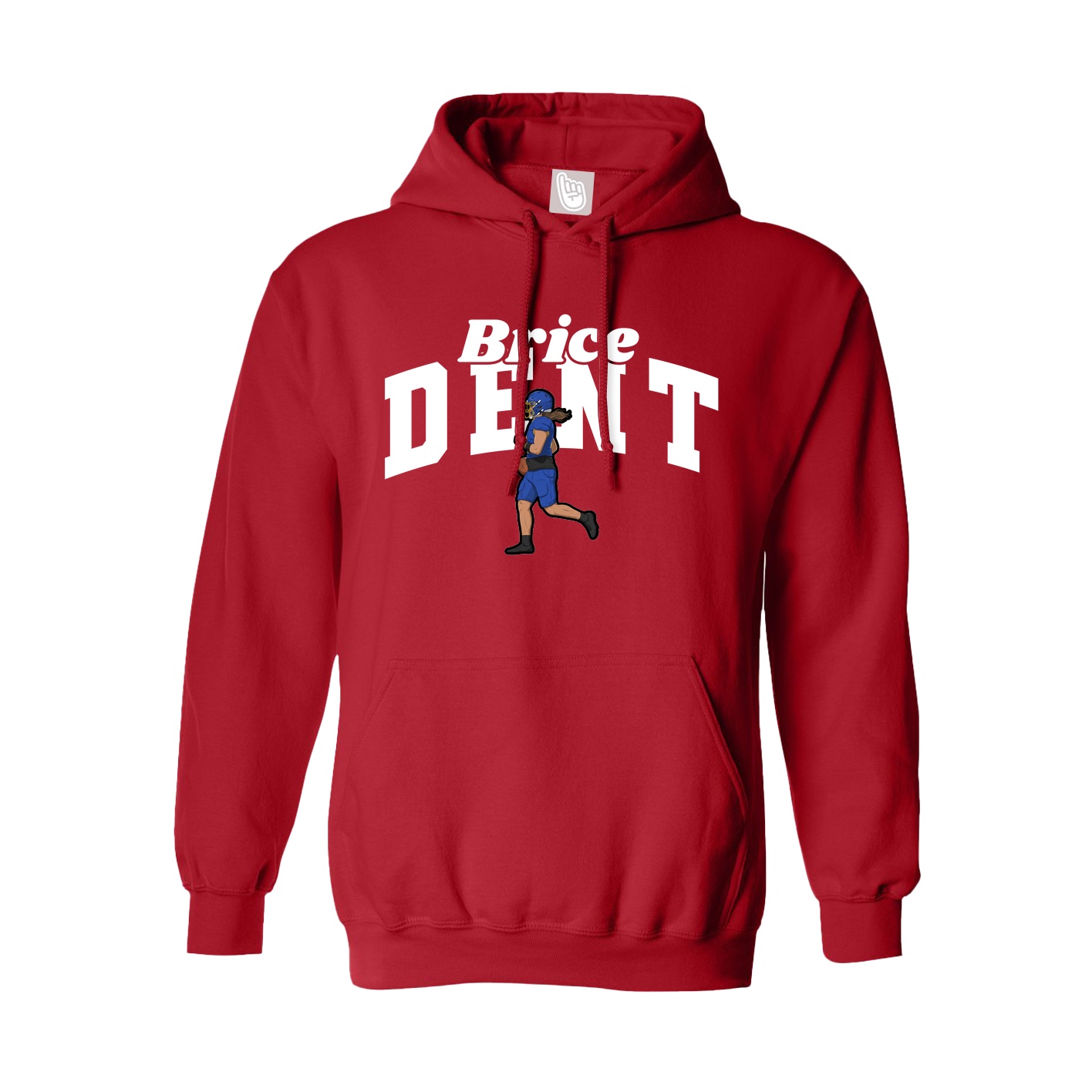 Hoodie — Signature Arch in Red