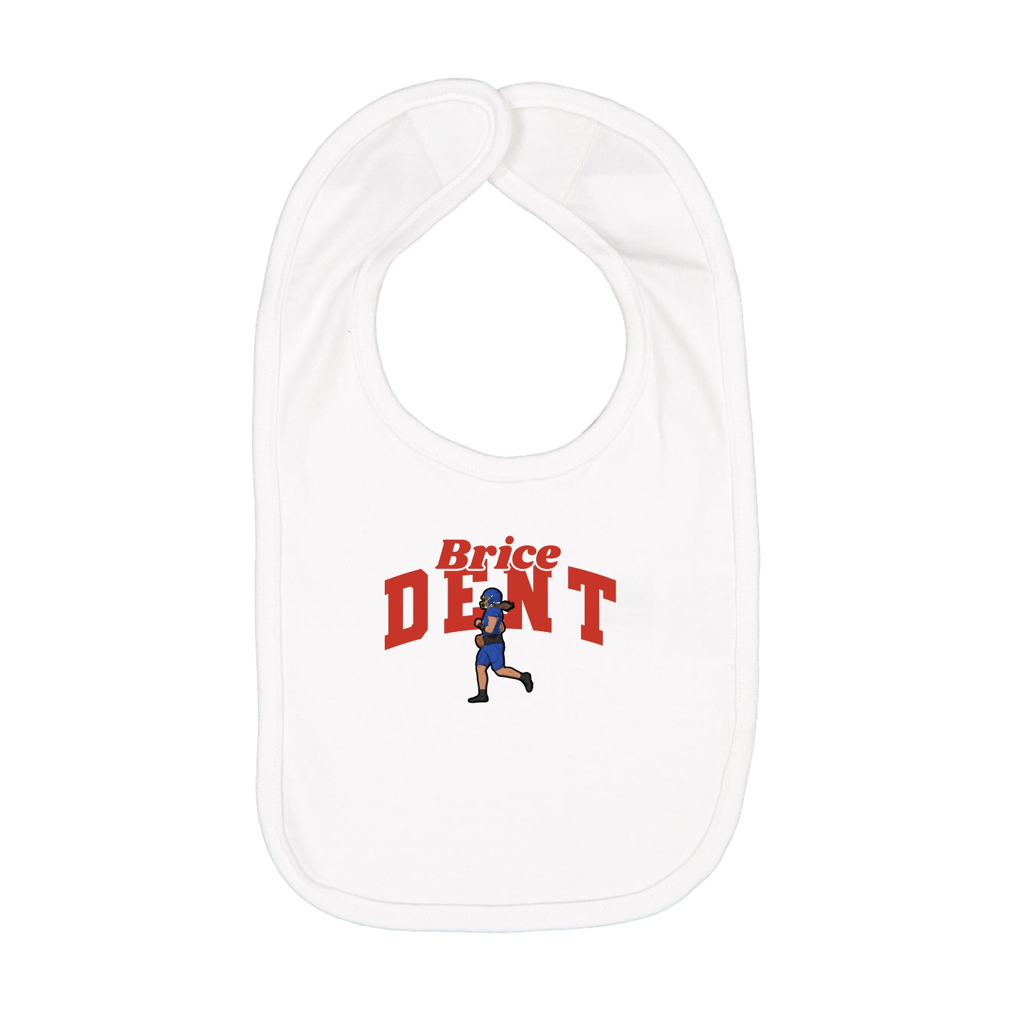 Infant Bib — Signature Arch in White