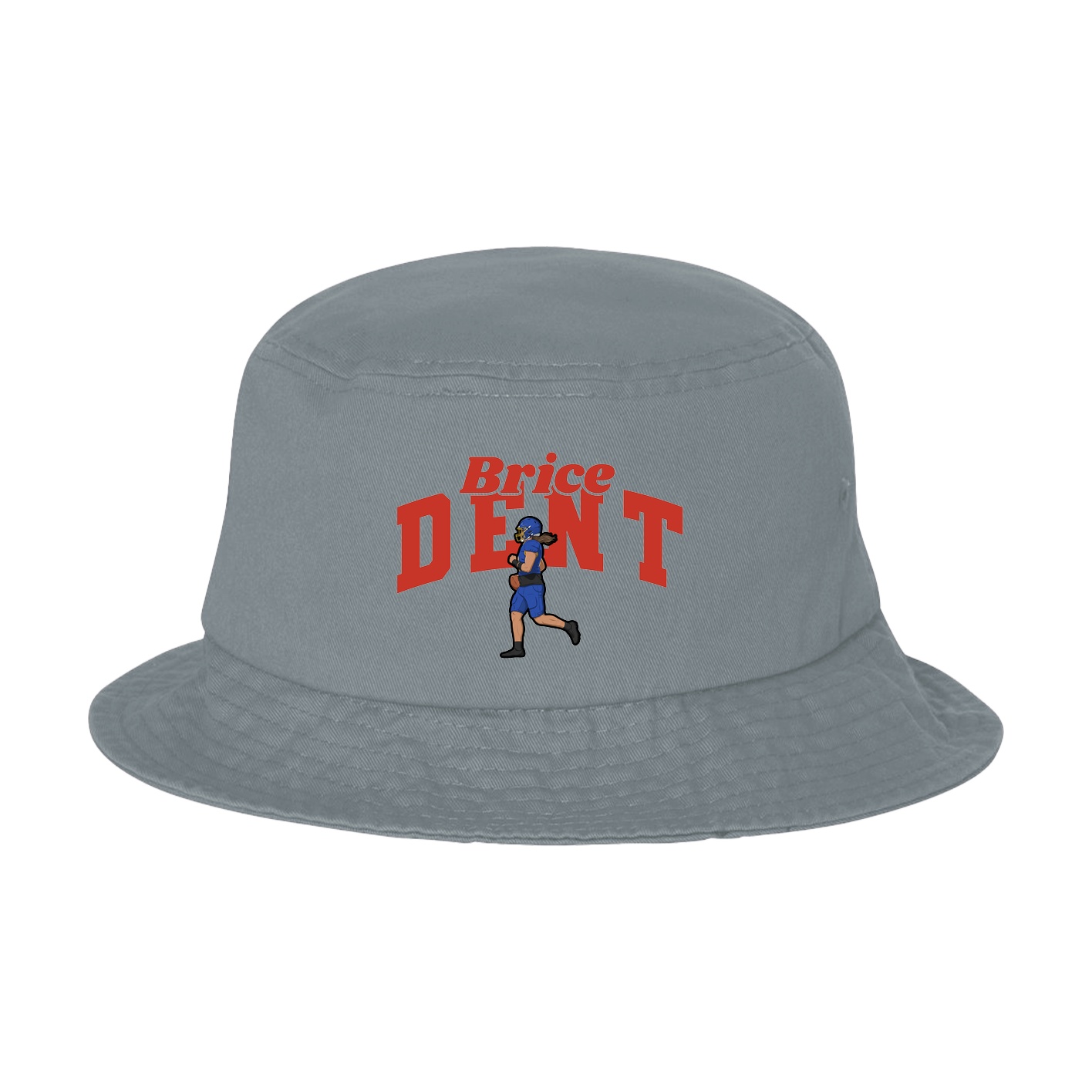 Bucket Cap — Signature Arch in Grey