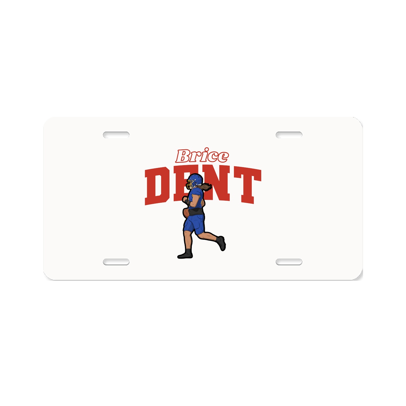 License Plate — Name Arch in Classic