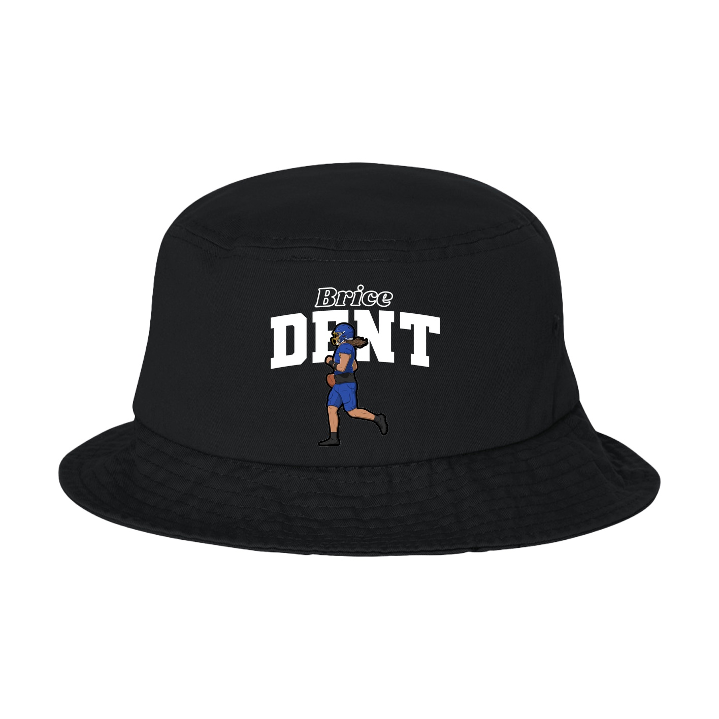 Bucket Cap — Name Arch in Black