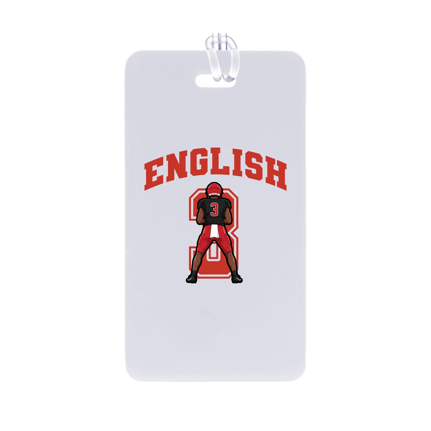 Bag Tag — Number in Classic