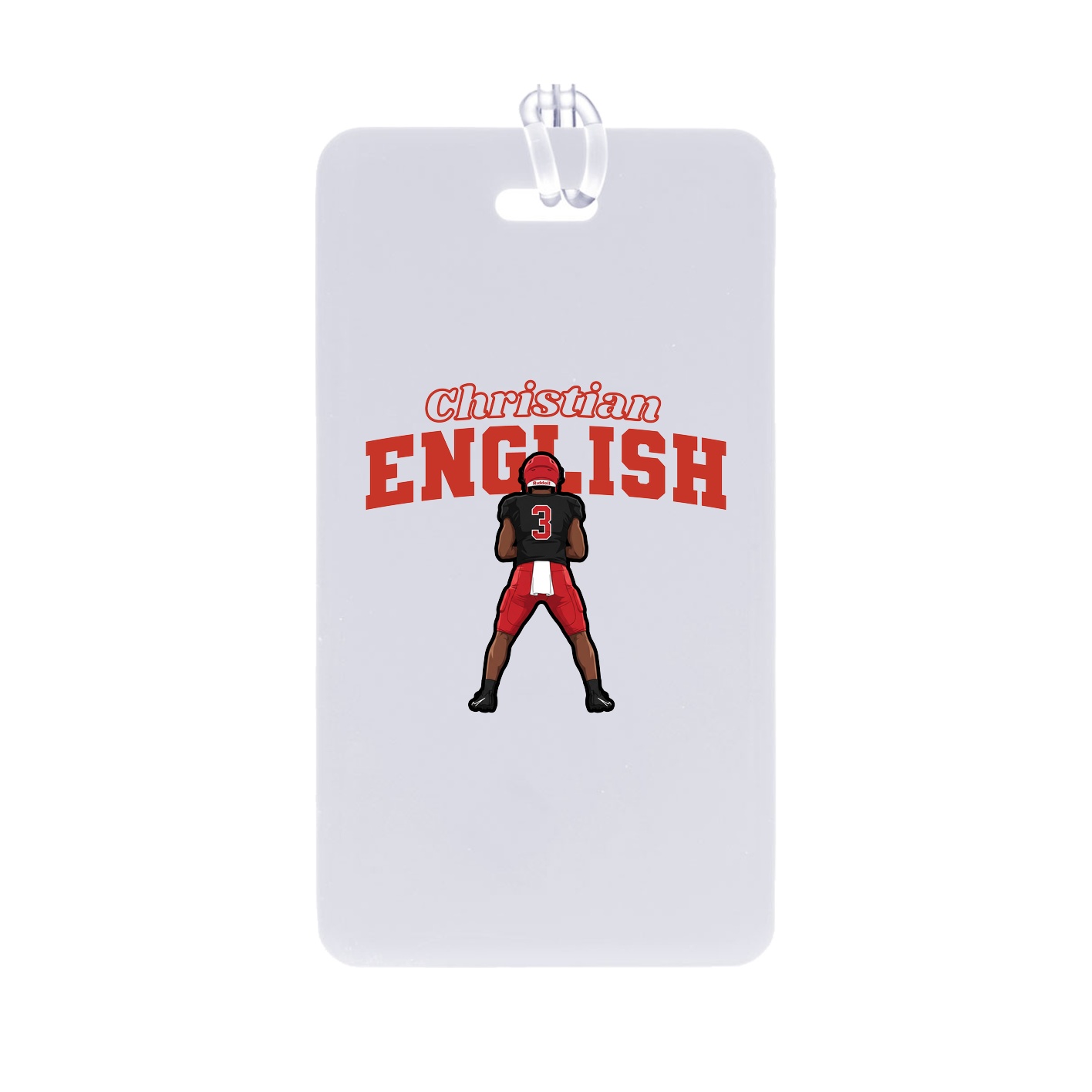 Bag Tag — Name Arch in Classic