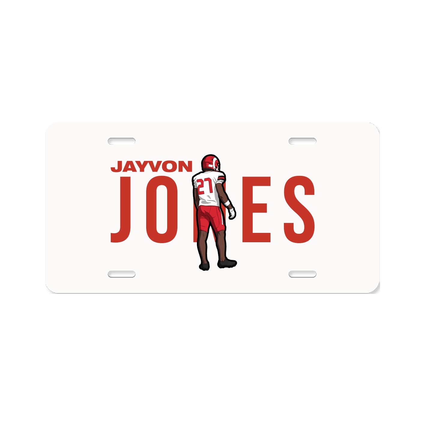License Plate — Player Name in Classic