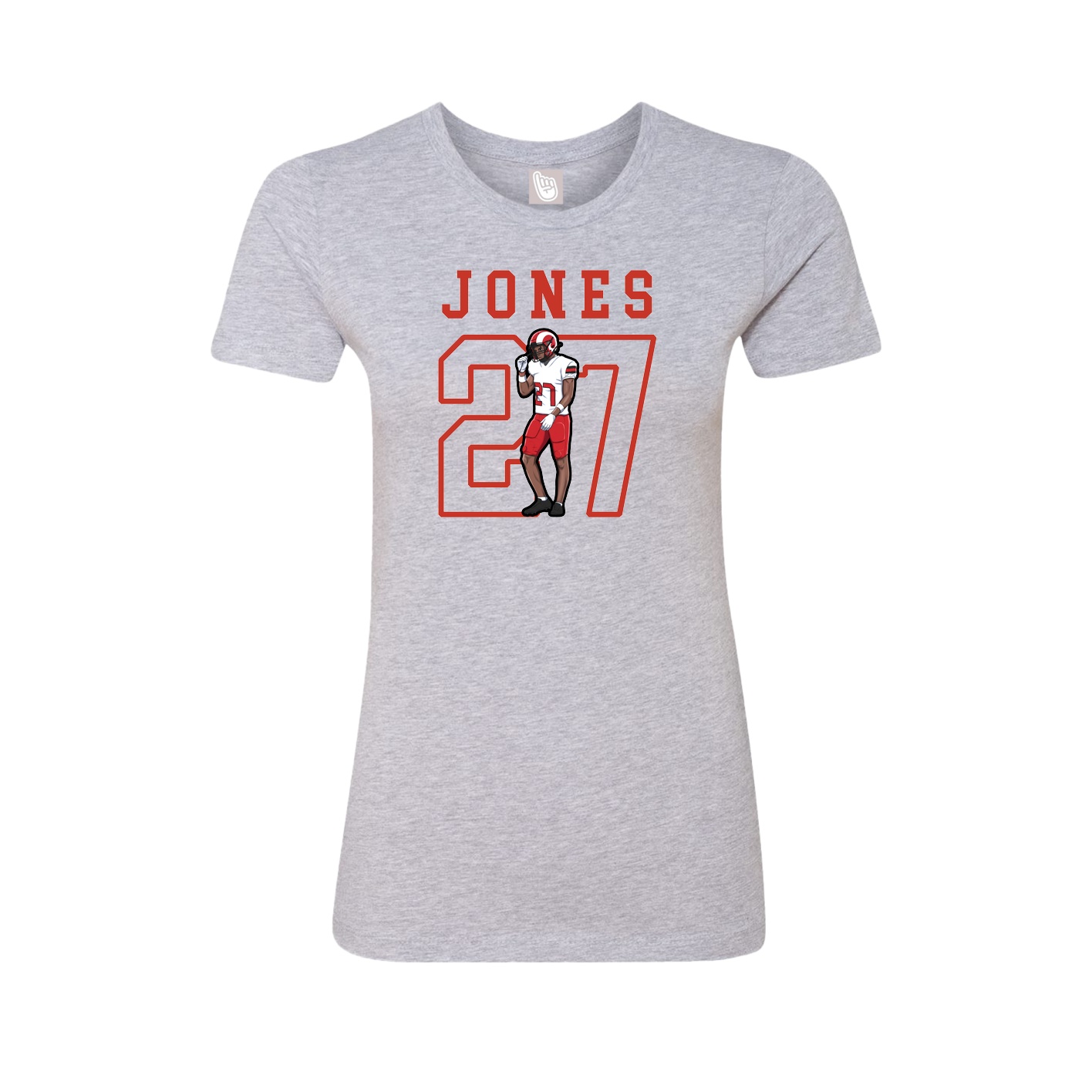 Fitted Women's Tee — Shirsey in Grey