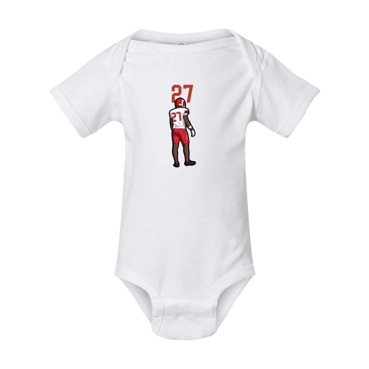 Baby Onesie — Number Top in White