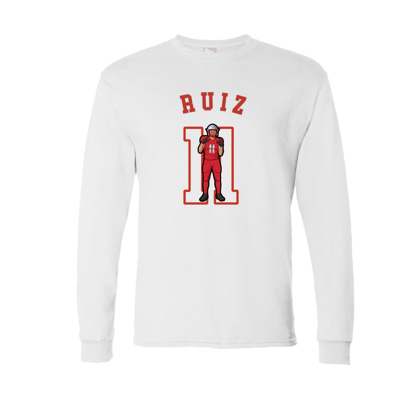 Long Sleeve Tee — Shirsey Arch in White