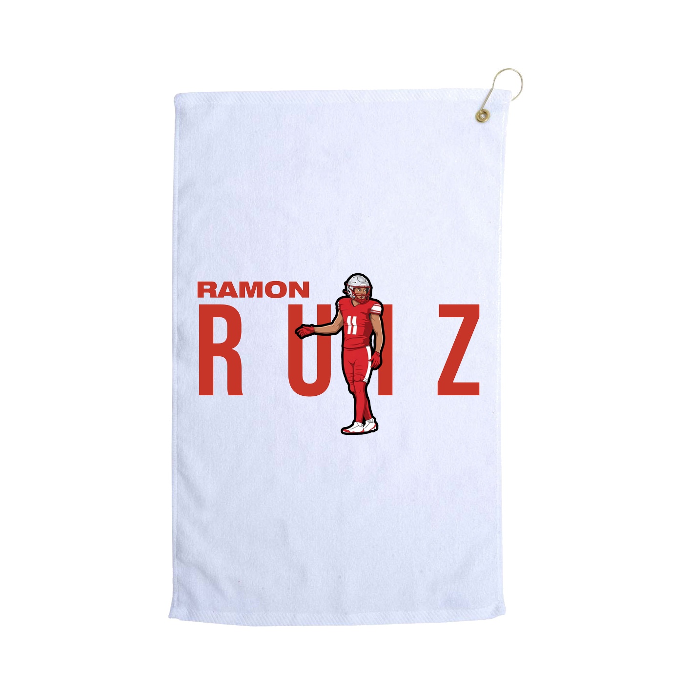 Golf Towel — Player Name in White