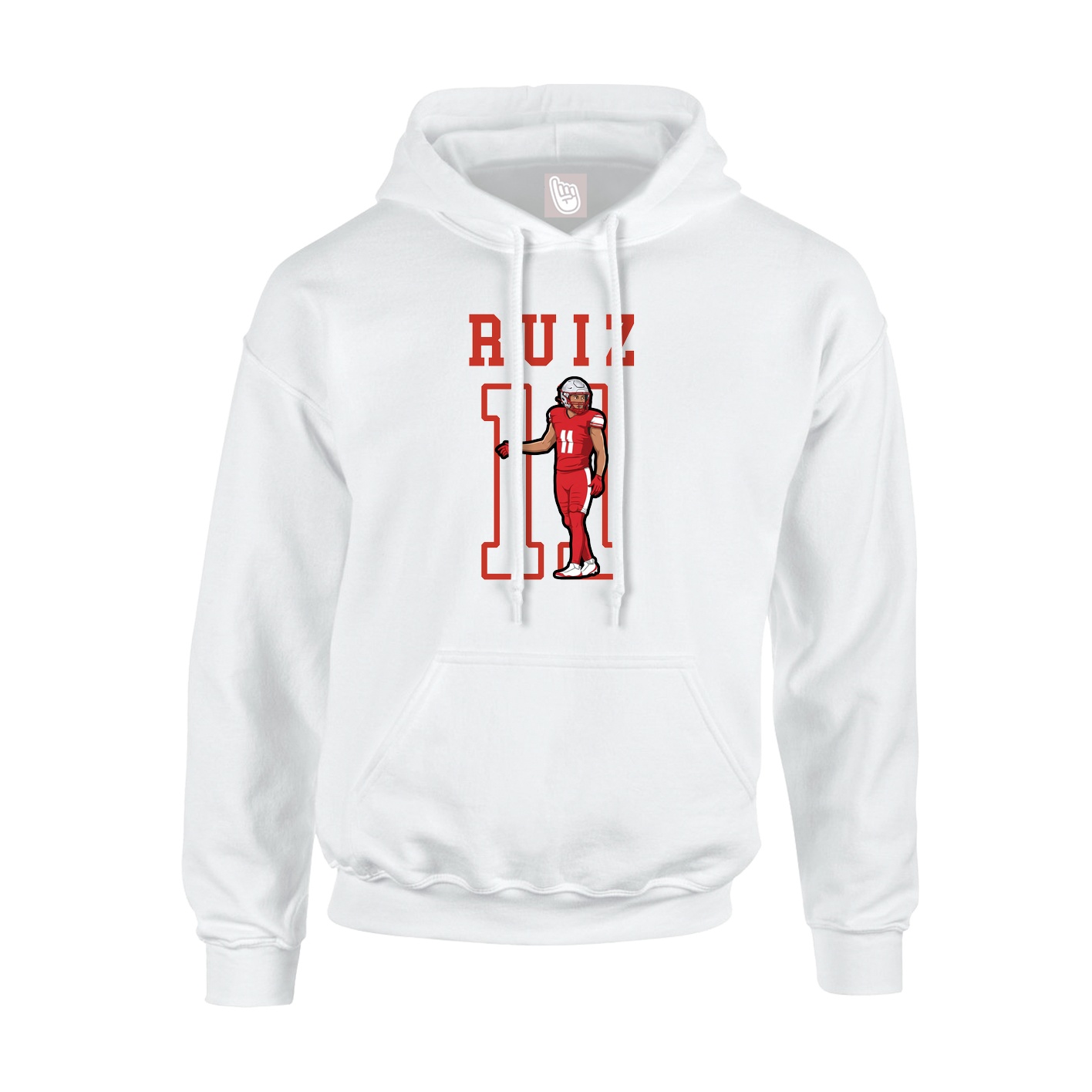 Hoodie — Shirsey in White