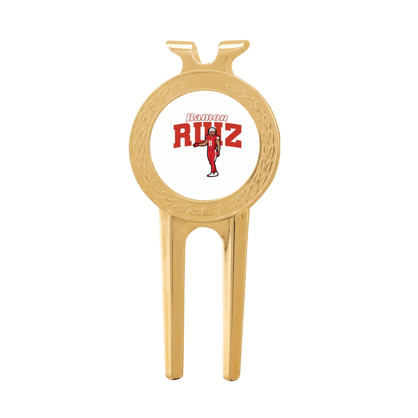 Divot Tool with Ball Marker — Name Arch in Classic