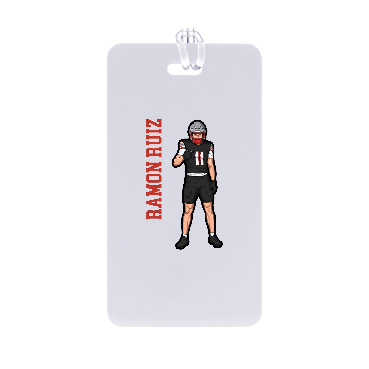 Bag Tag — Name Vertical in Classic