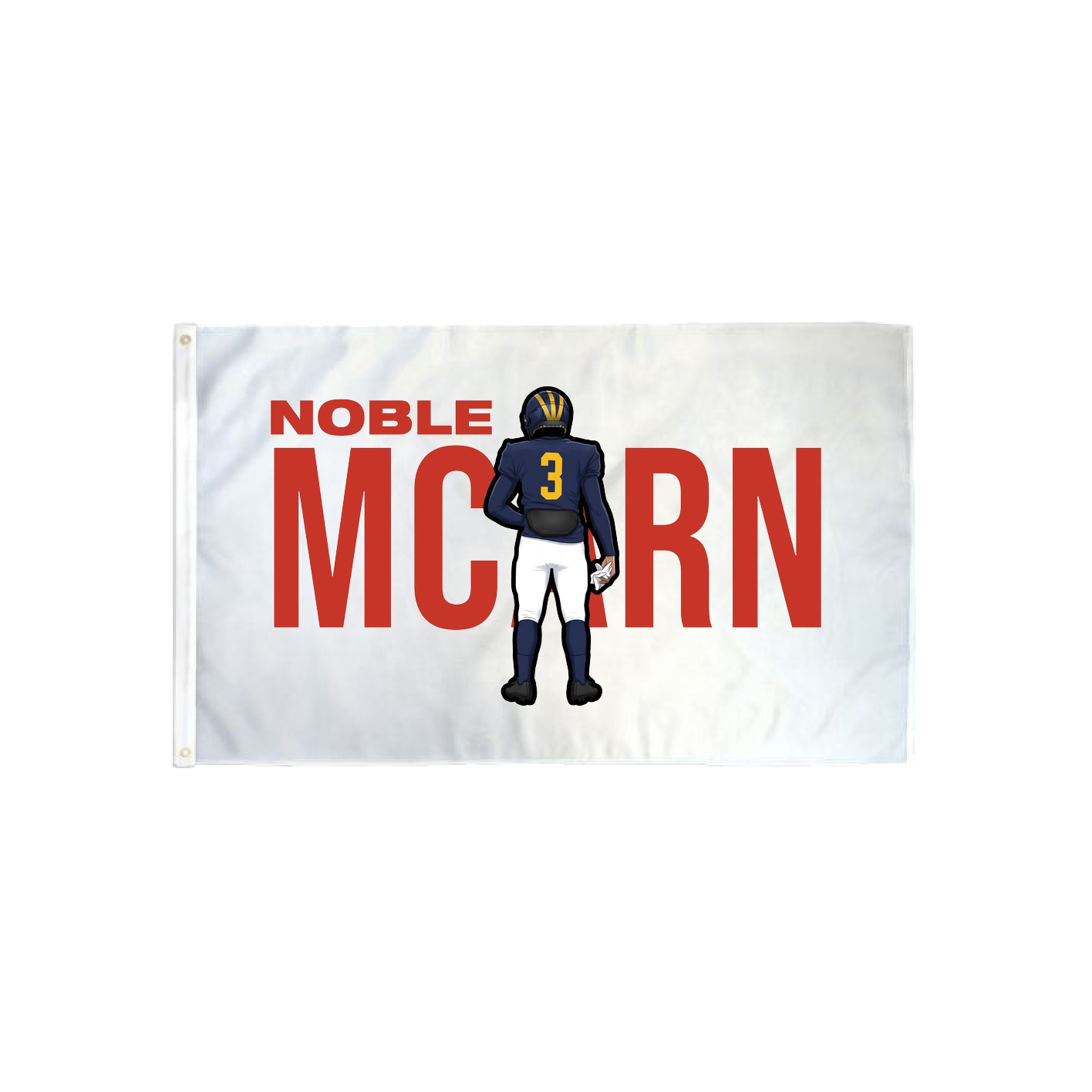 3x5 Flag — Player Name in Classic
