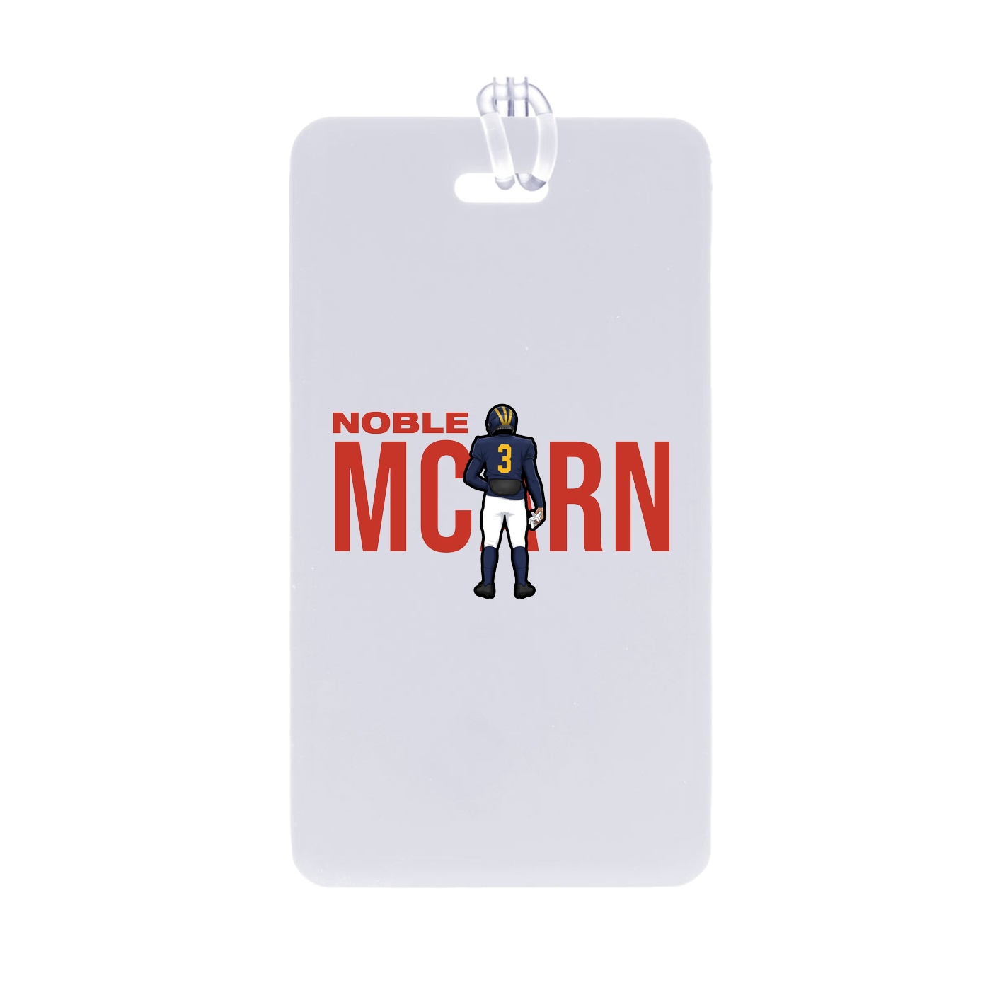 Bag Tag — Player Name in Classic