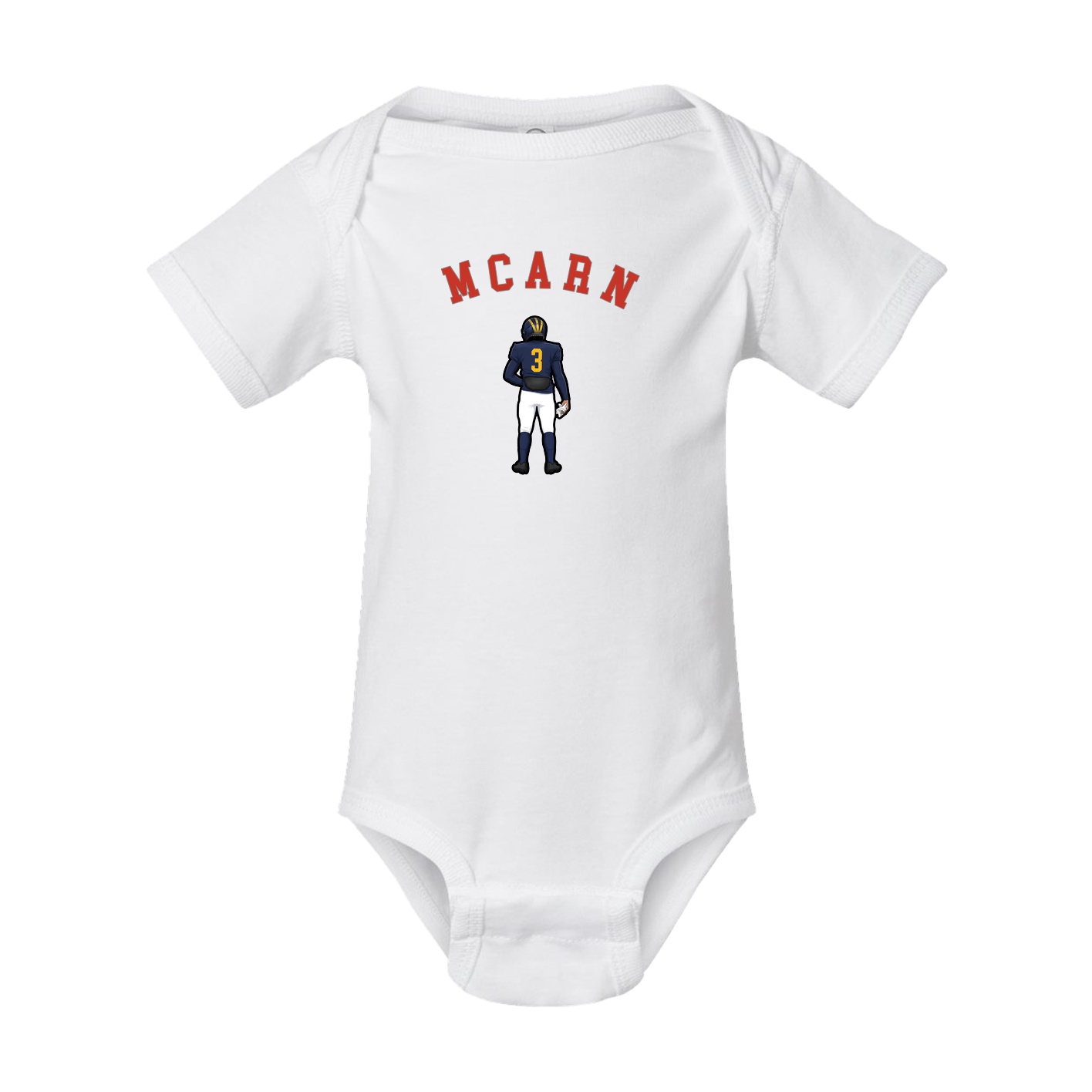 Baby Onesie — Shirsey Arch in White