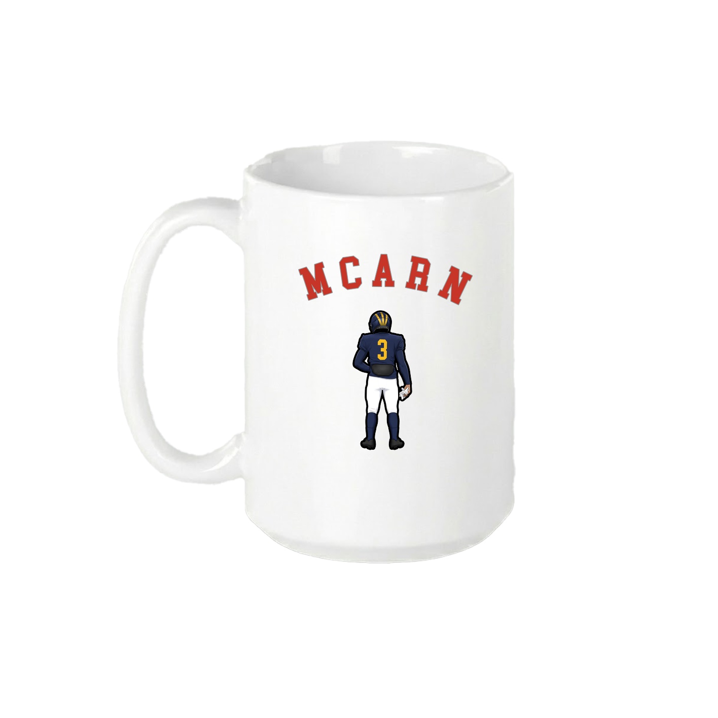 15oz Coffee Mug — Shirsey Arch in White