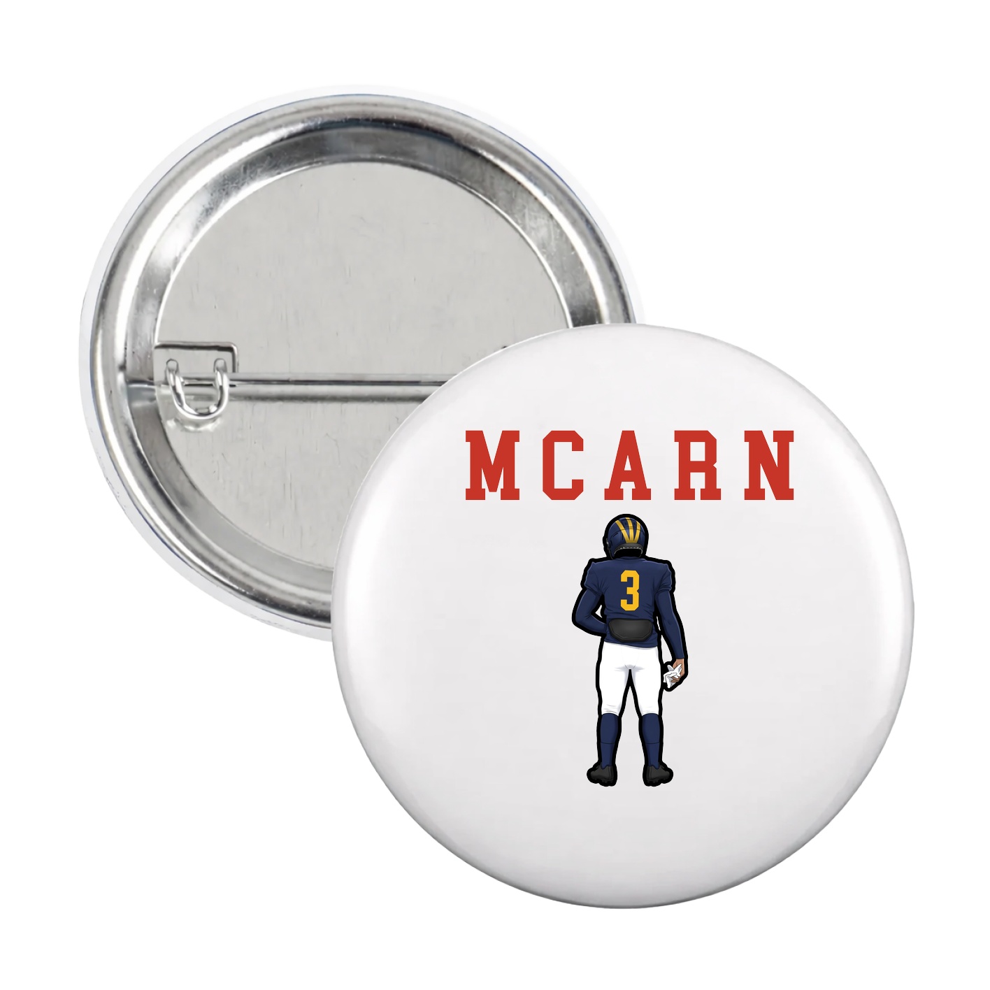 Game Day Button — Shirsey in White
