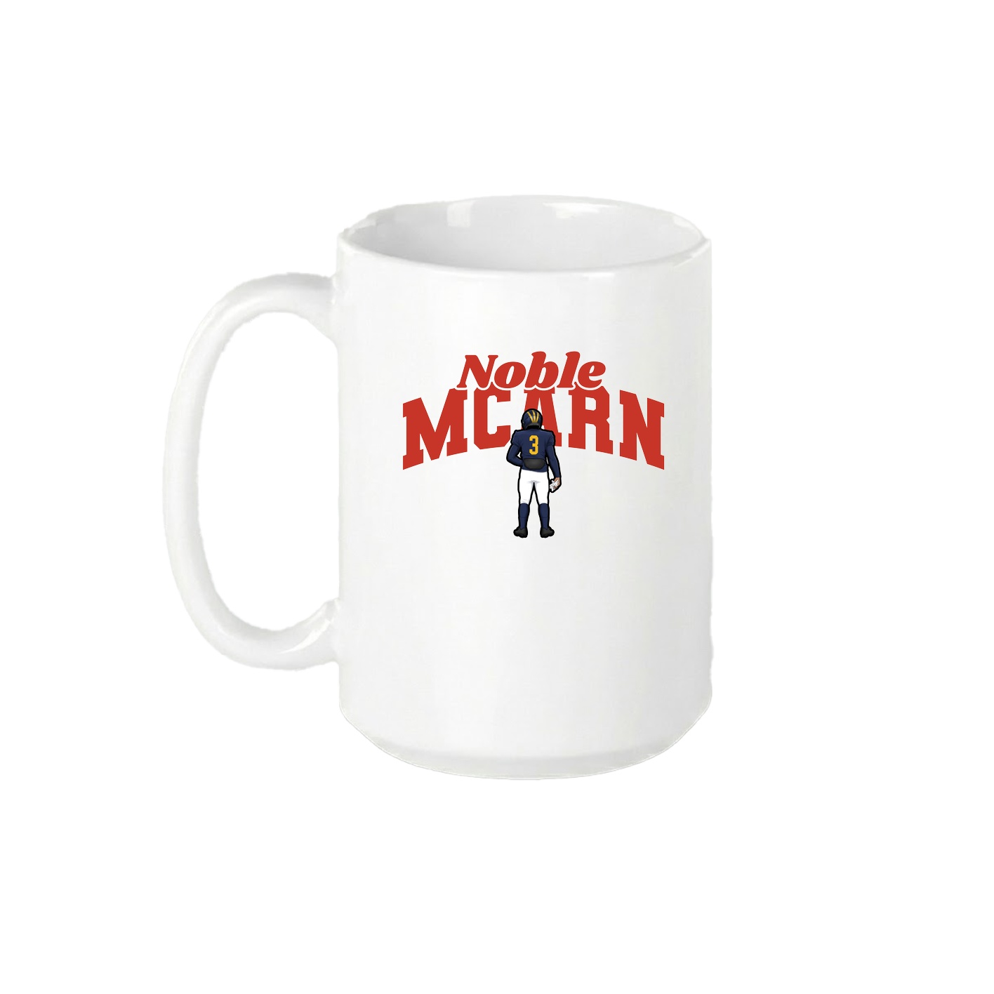 15oz Coffee Mug — Signature Arch in White