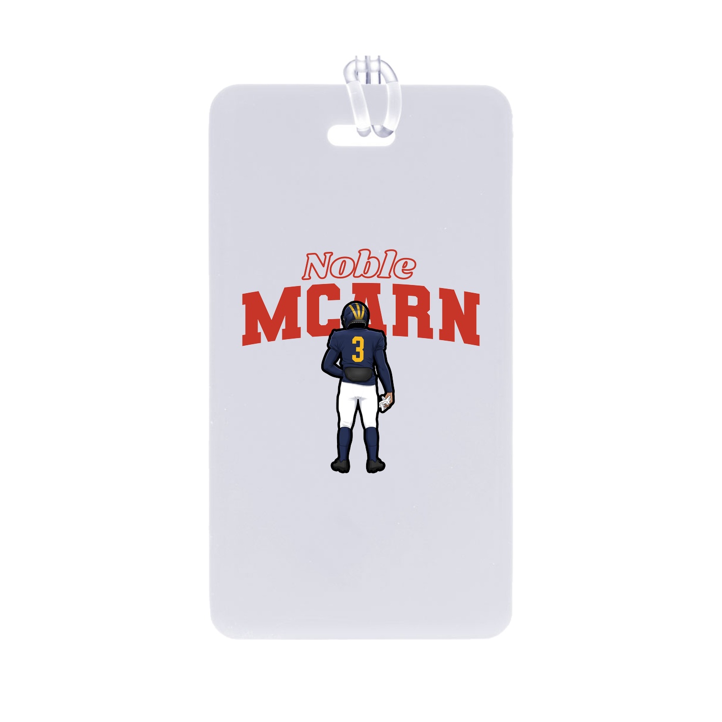 Bag Tag — Name Arch in Classic