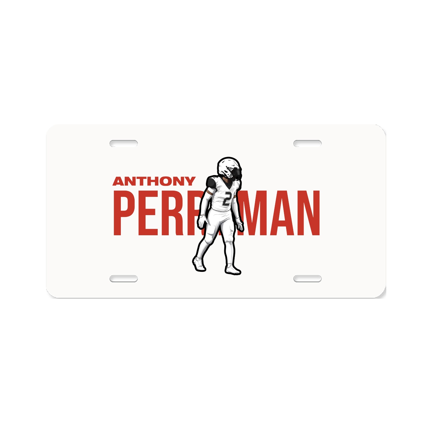 License Plate — Player Name in Classic