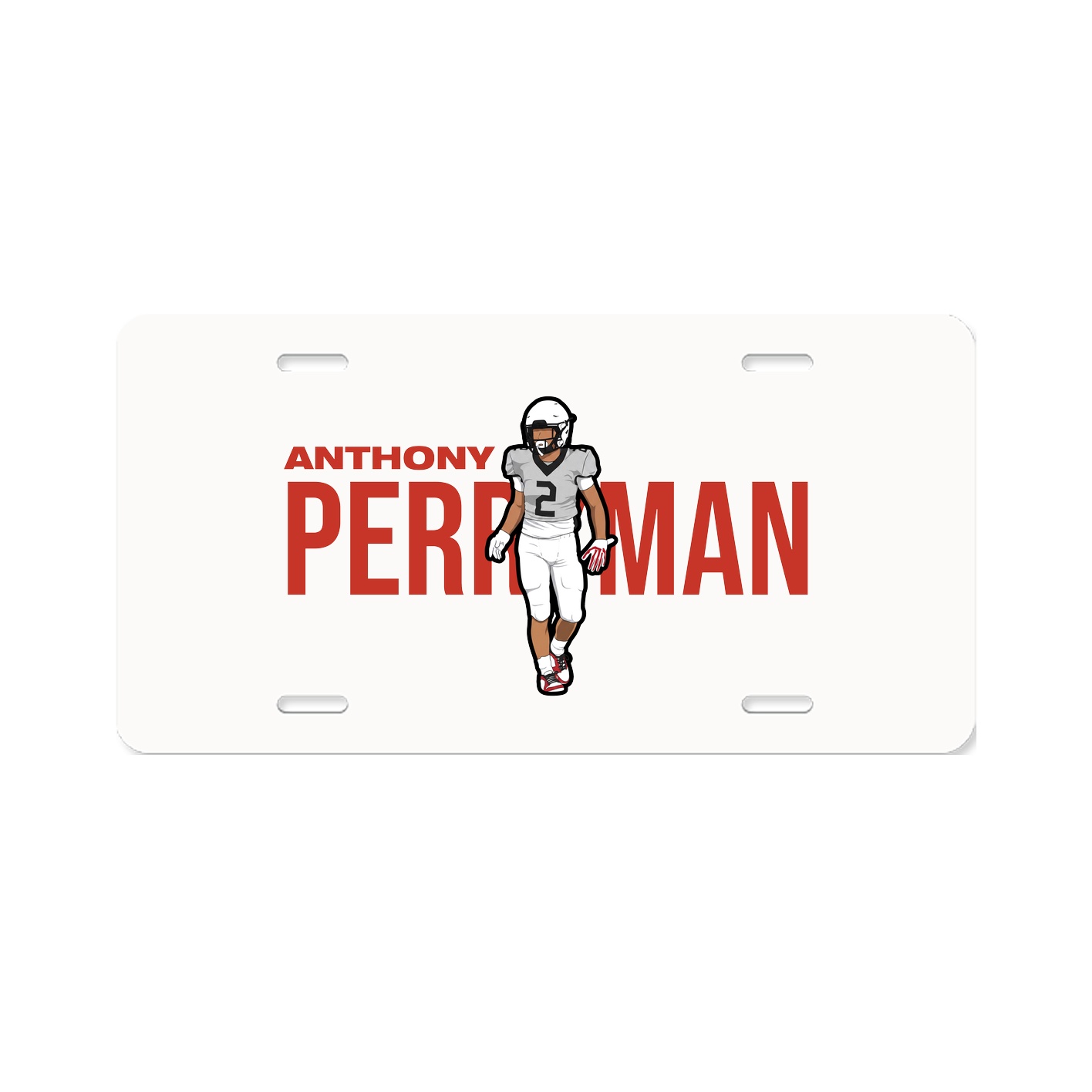 License Plate — Player Name in Classic