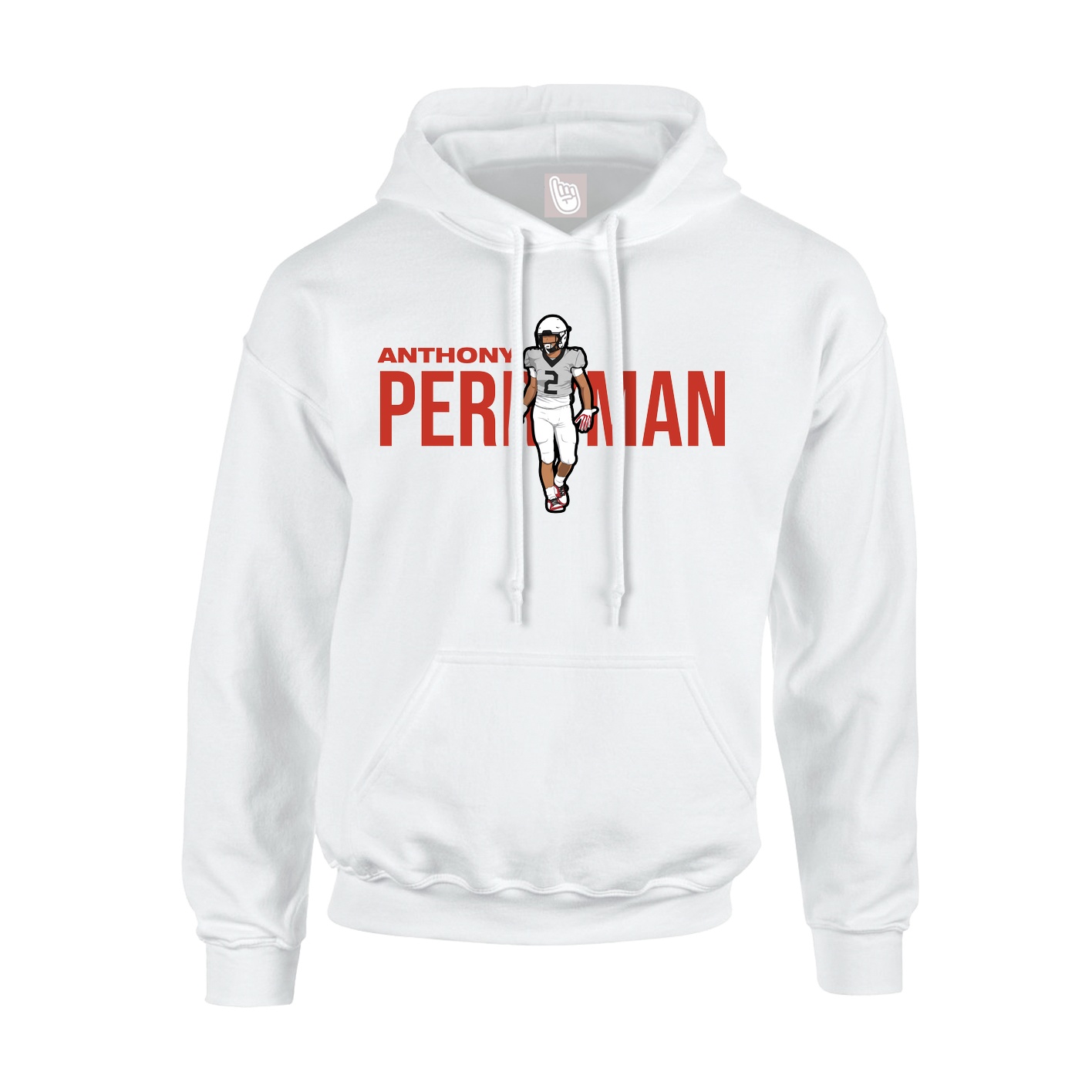 Hoodie — Player Name in White