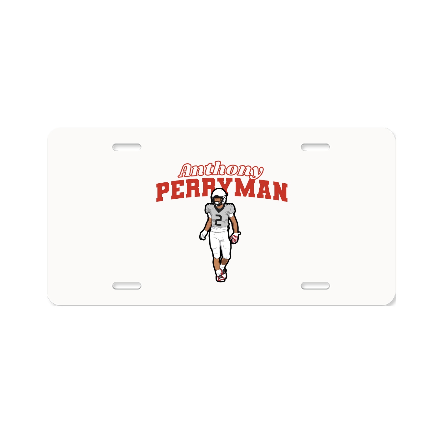 License Plate — Name Arch in Classic