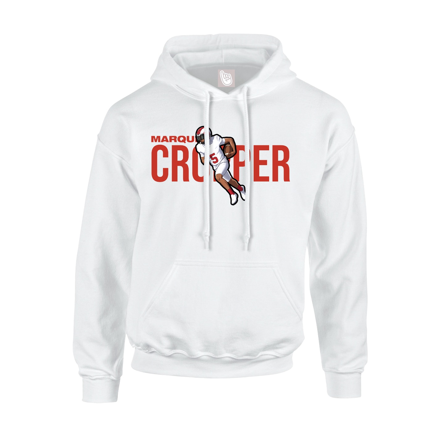 Hoodie — Player Name in White