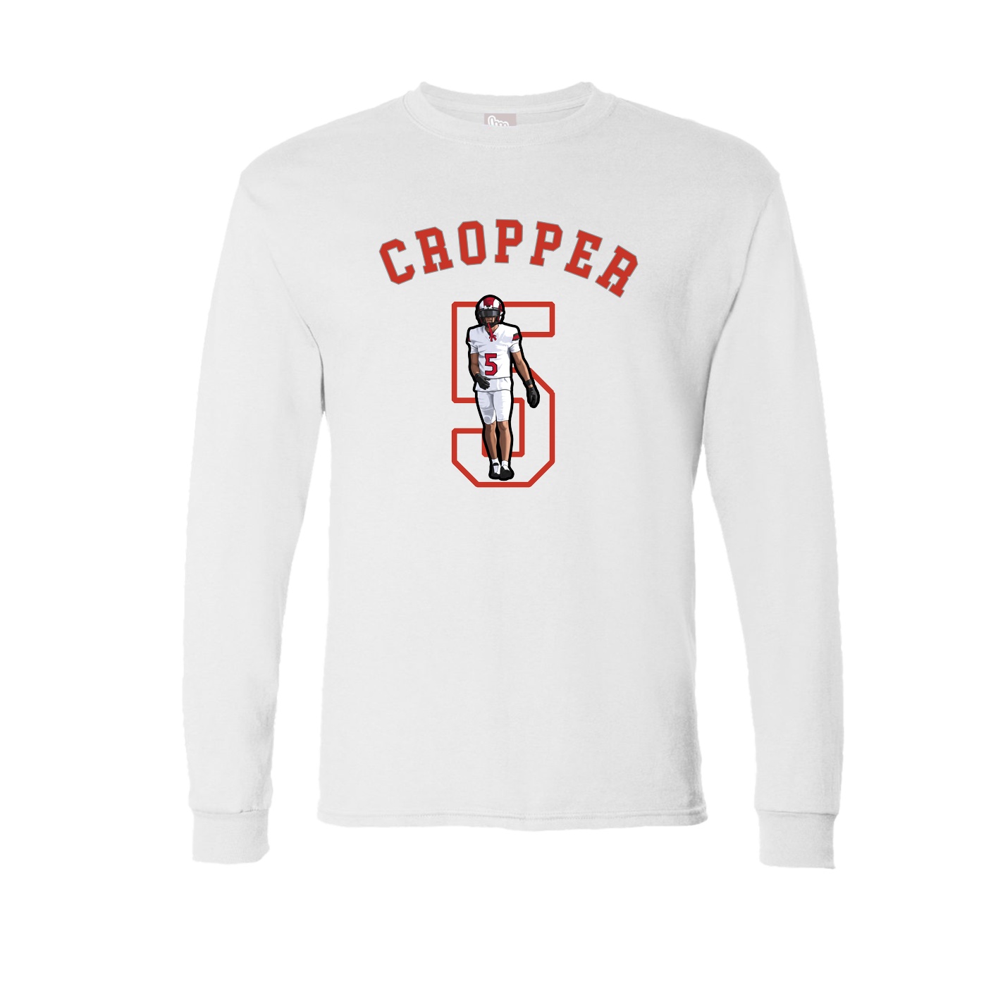 Long Sleeve Tee — Shirsey Arch in White