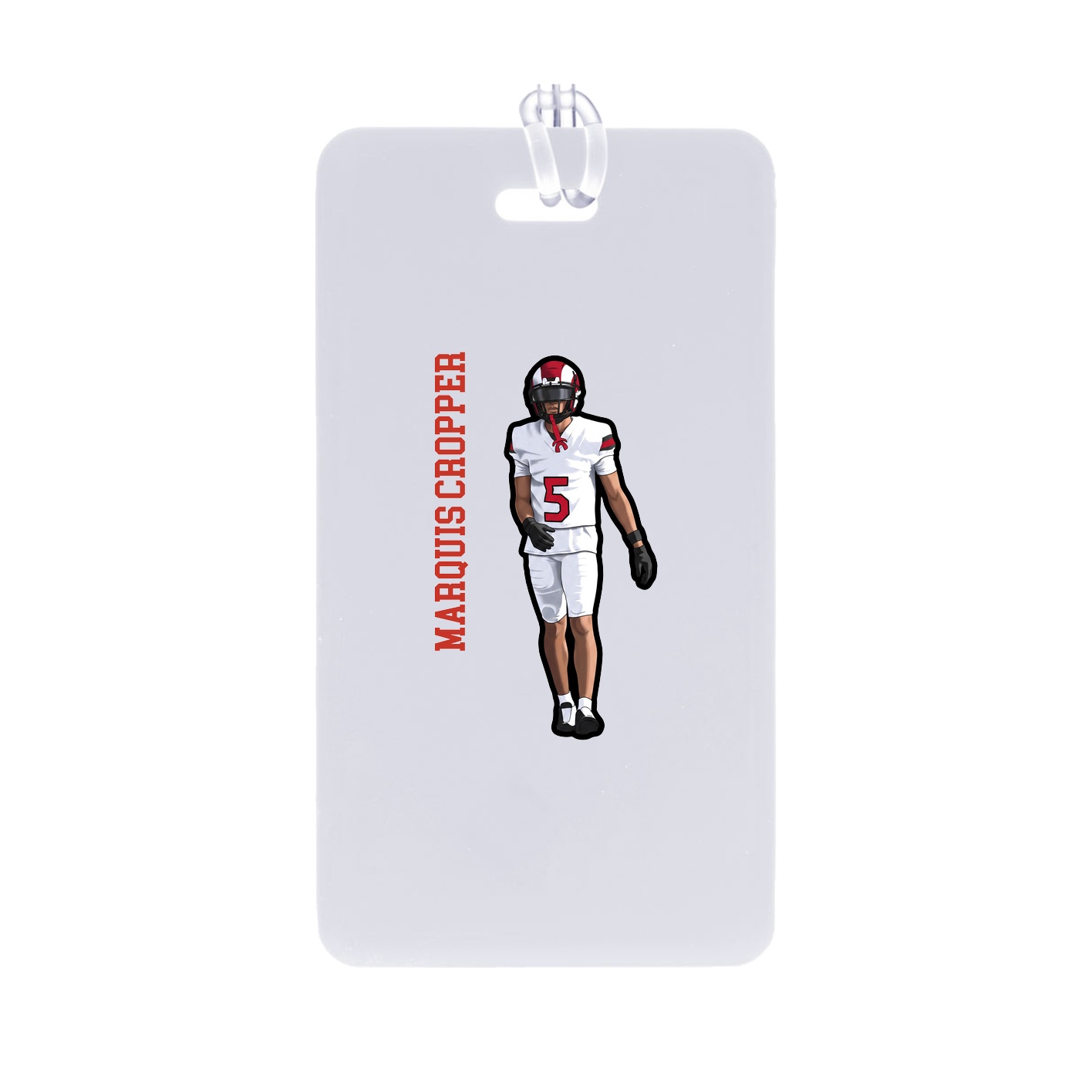 Bag Tag — Name Vertical in Classic