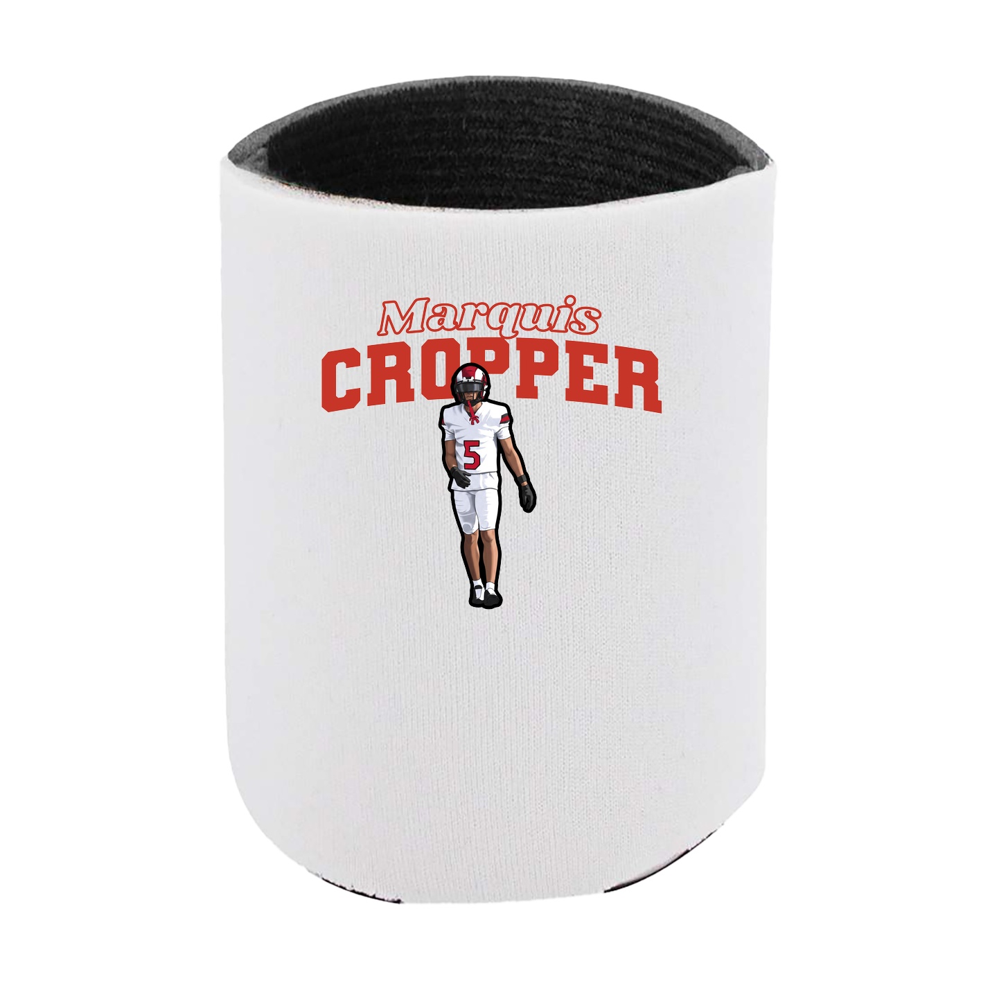 Can Holder — Name Arch in White