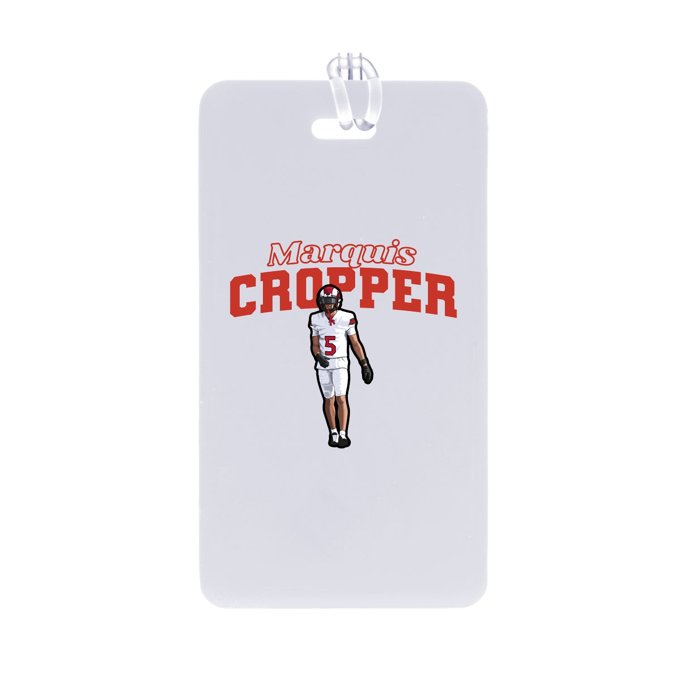 Bag Tag — Name Arch in Classic
