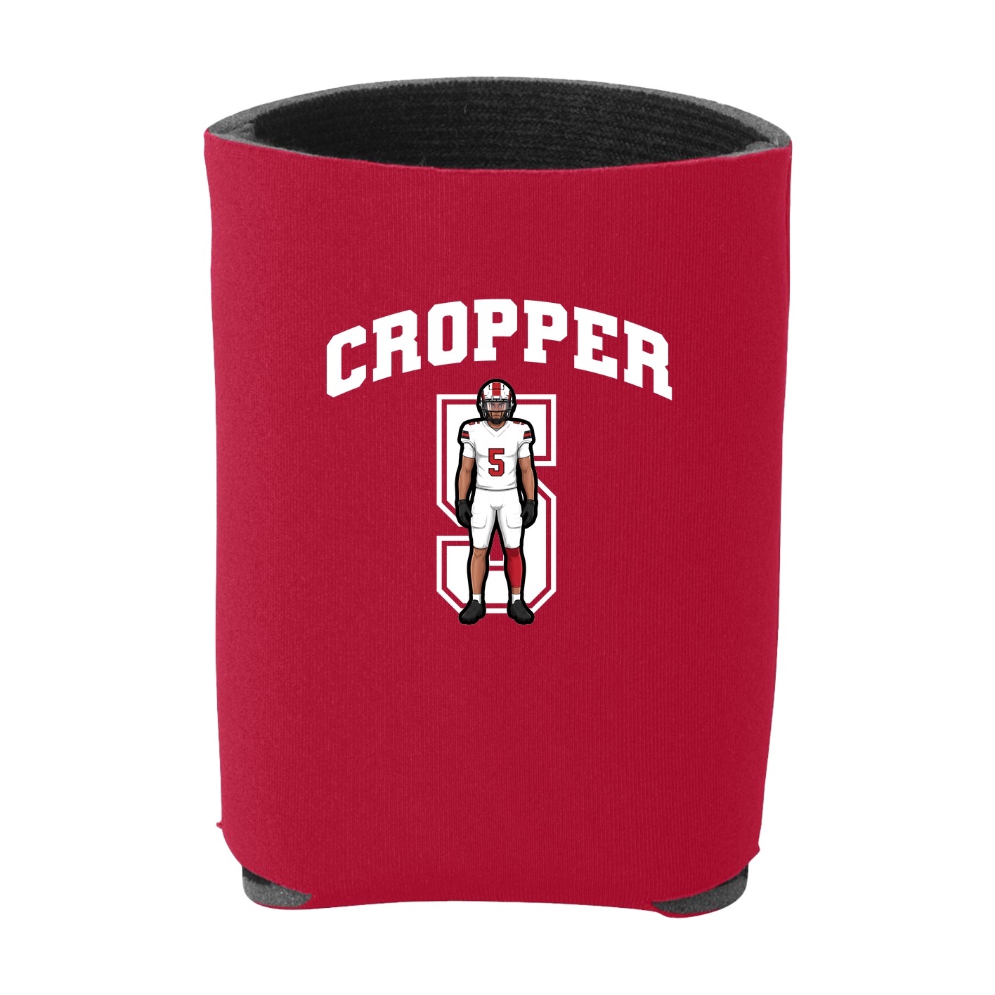 Can Holder — Number in Red