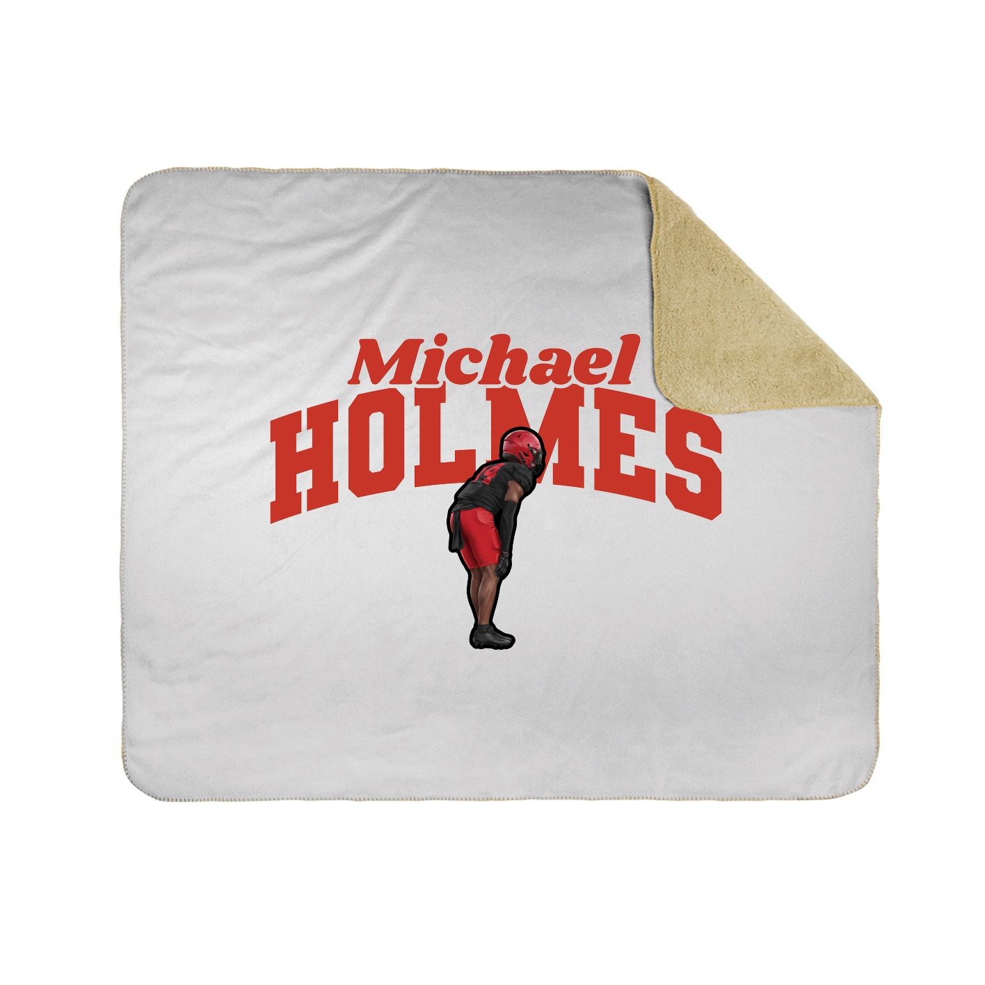 Throw Blanket — Signature Arch in White