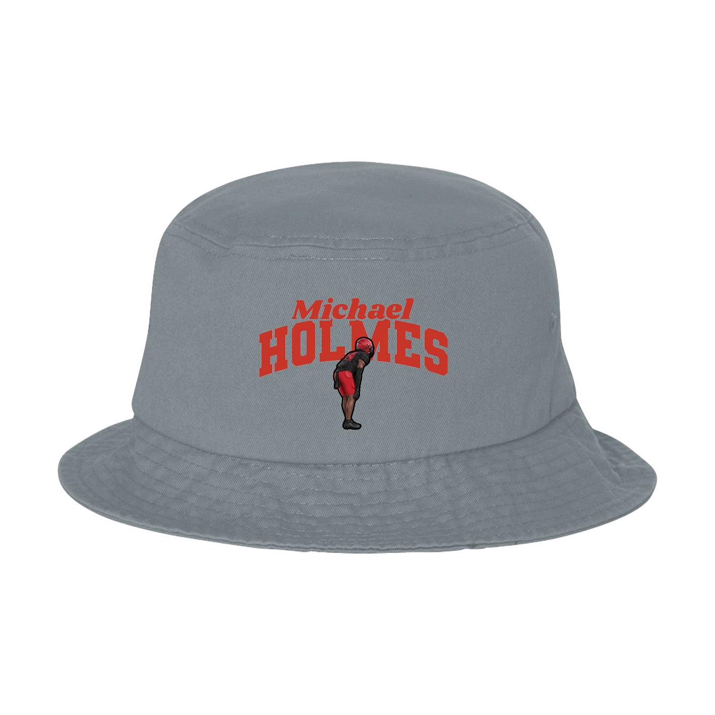 Bucket Cap — Signature Arch in Grey